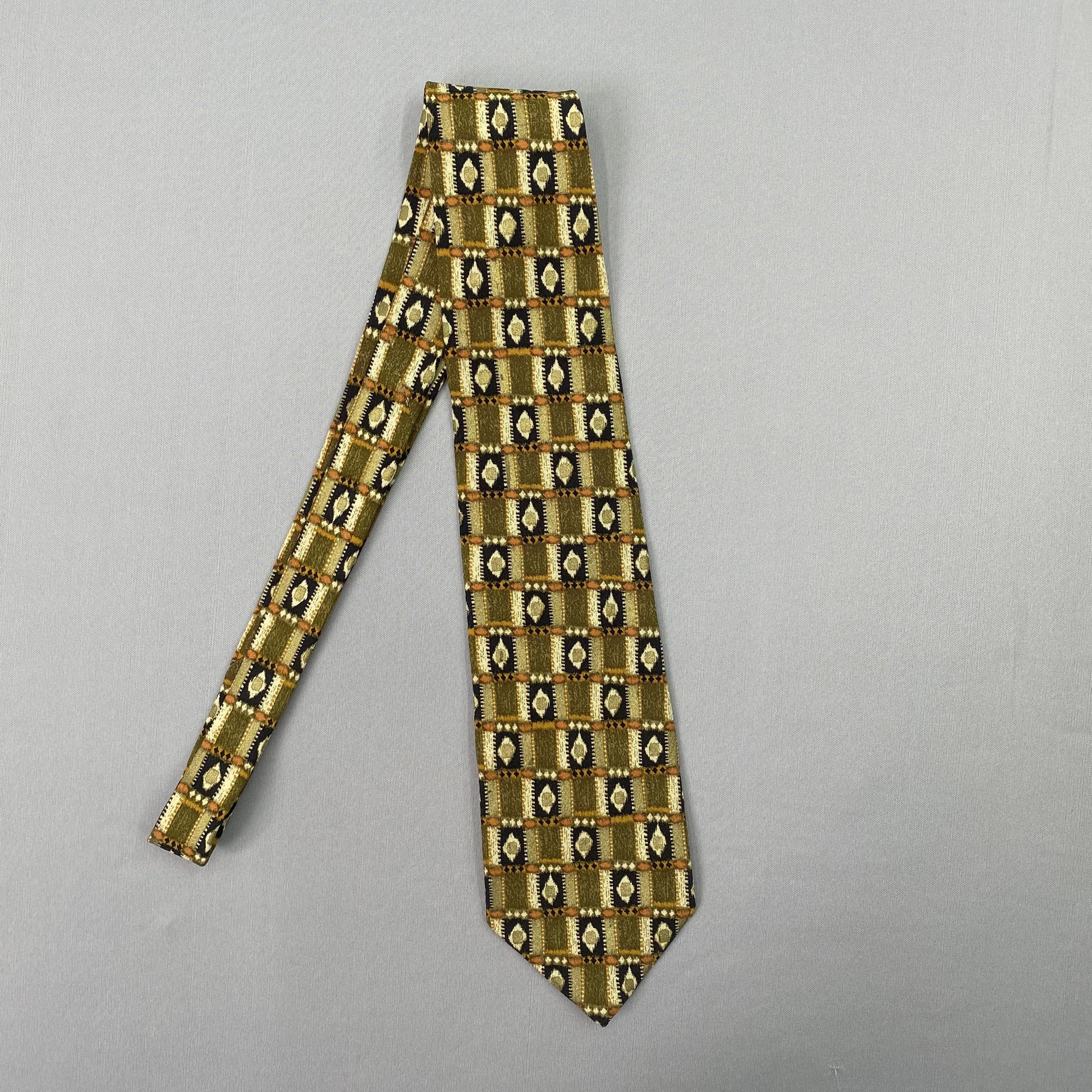 Ermenegildo Zegna Vintage Ermenegildo Zegna SILK Necktie Cravate Pure Silk Size ONE SIZE - 4 Thumbnail