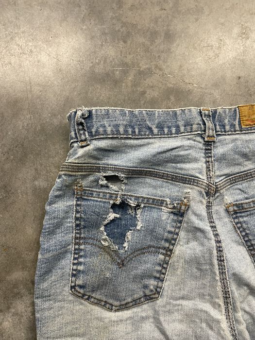 Vintage Vintage 70s Levi’s Repaired Wide Leg Jeans (28x27) | Grailed