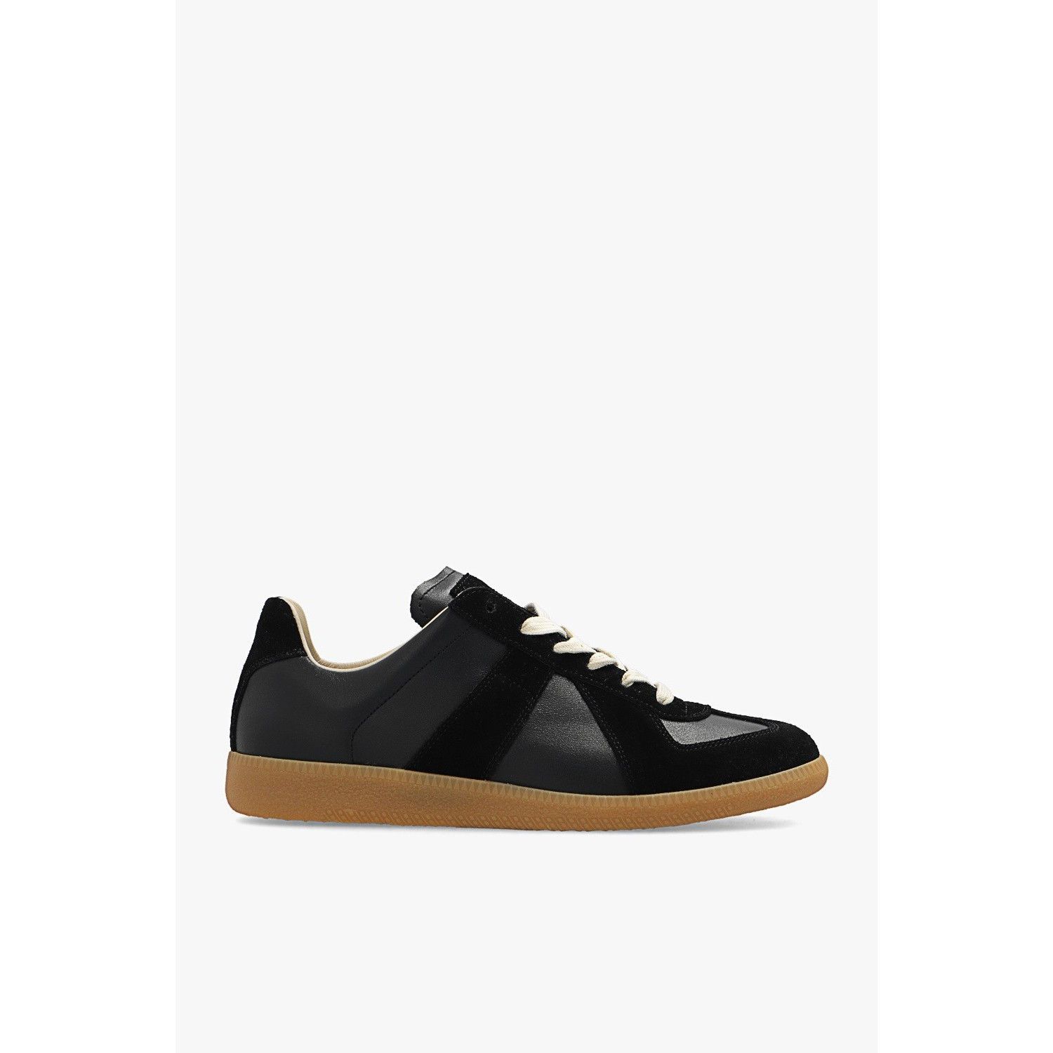 MAISON MARGIELA Replica Black Suede Sneakers New & Authentic