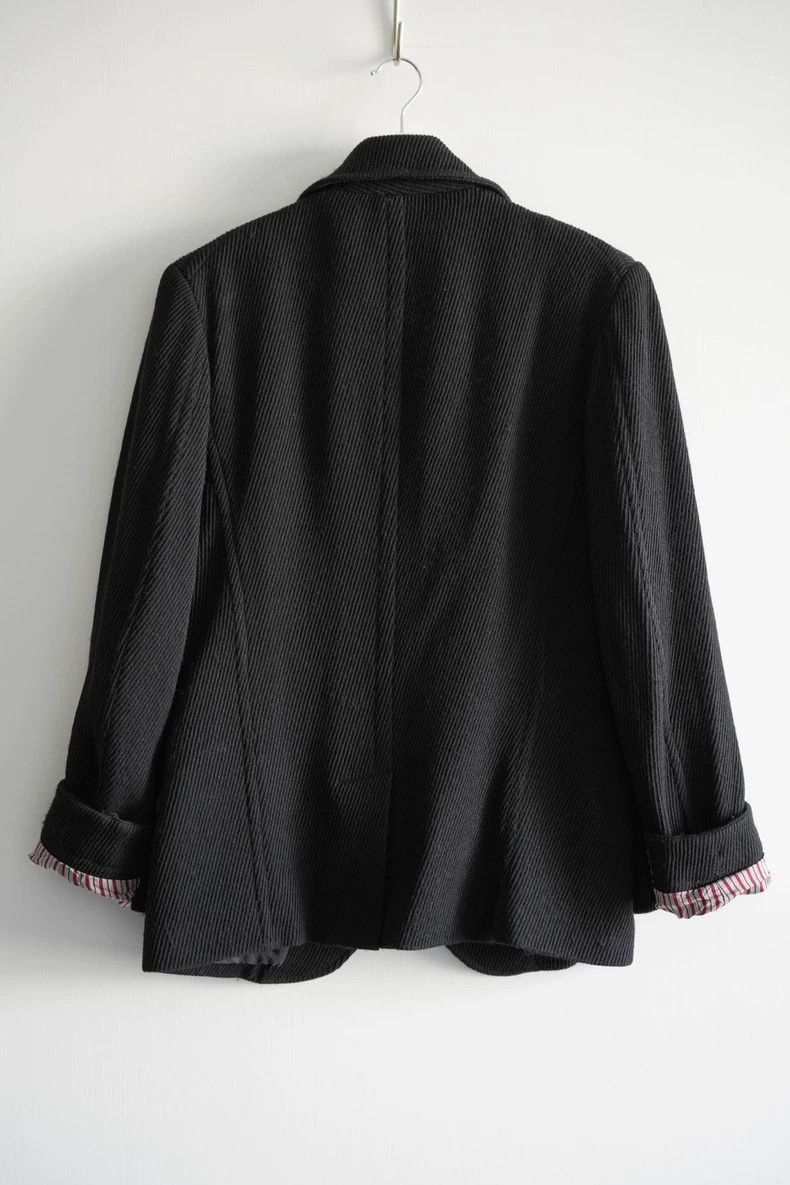 Yohji Yamamoto Yohji Yamamoto Yohji Yamamoto Black Short Jacket with Pock Size US S / EU 44-46 / 1 - 2 Thumbnail