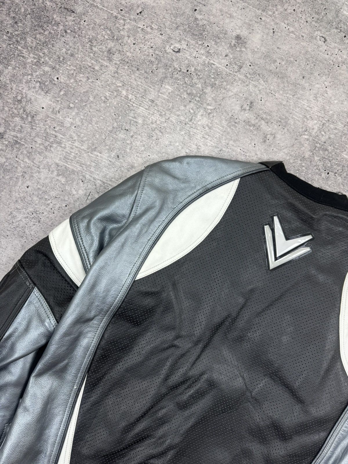 Vintage Vintage Frank Thomas Genuine Leather Racing Moto Jacket XL Size US XL / EU 56 / 4 - 21 Thumbnail