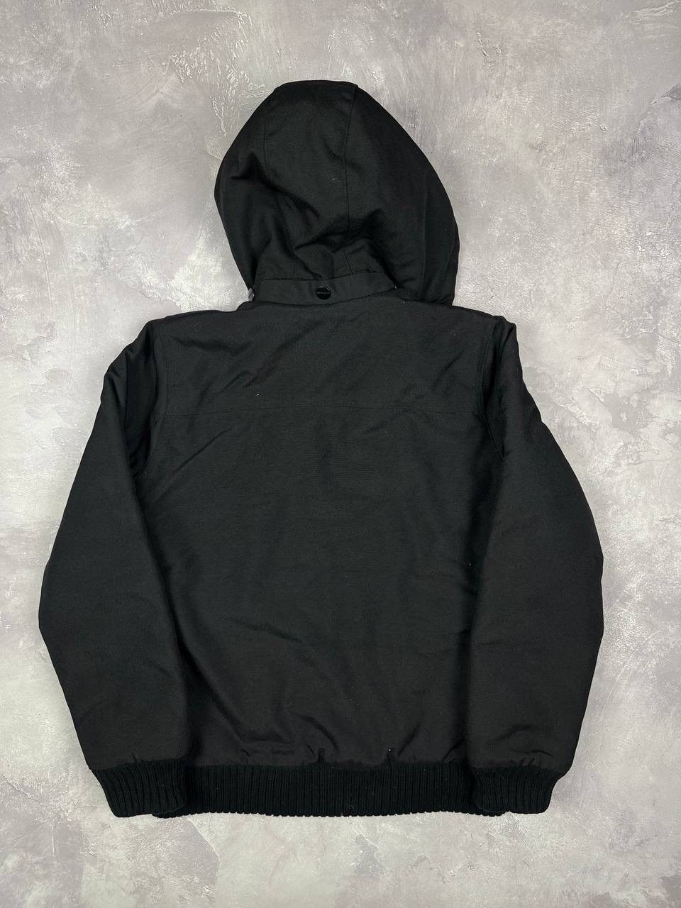 Carhartt Carhartt Bomber Jacket Black Hooded Heavyweight Ribbed Cuffs Size US M / EU 48-50 / 2 - 8 Thumbnail