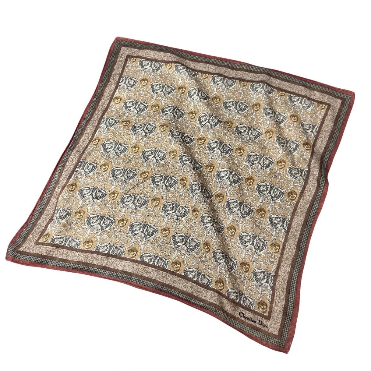 Christian Dior Monsieur 🔥Handkerchief | Neckerchief | Bandana | Pocket-square | Size ONE SIZE - 3 Thumbnail
