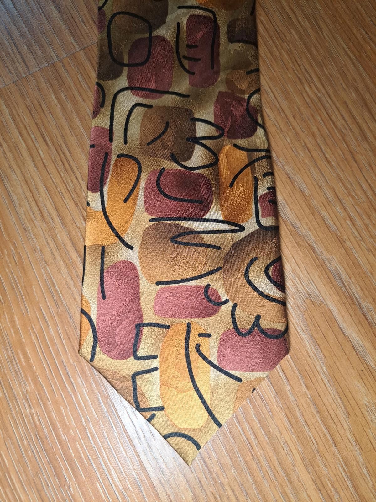 Other Jerry Garcia 100% Silk Tie Gold Multicolor Abstract Art Size ONE SIZE - 1 Thumbnail