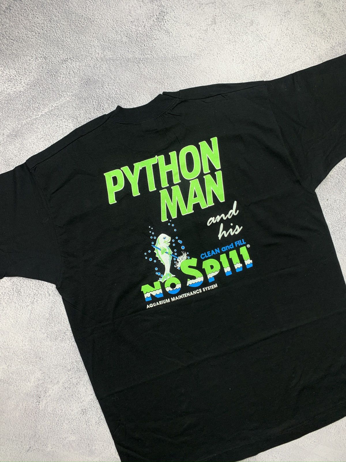 Fruit Of The Loom Vintage 1992 Python Man XL T Shirt Rare Comic Retro Tee Size US XL / EU 56 / 4 - 11 Thumbnail