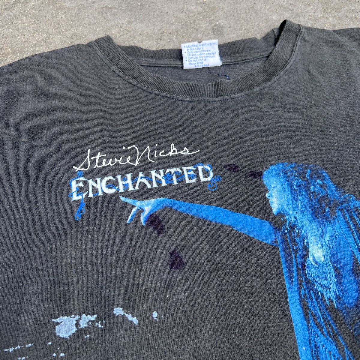 Band Tees Vintage 90s Stevie Nicks Enchanted Tour Promo Tee XL Faded Size US XL / EU 56 / 4 - 4 Thumbnail