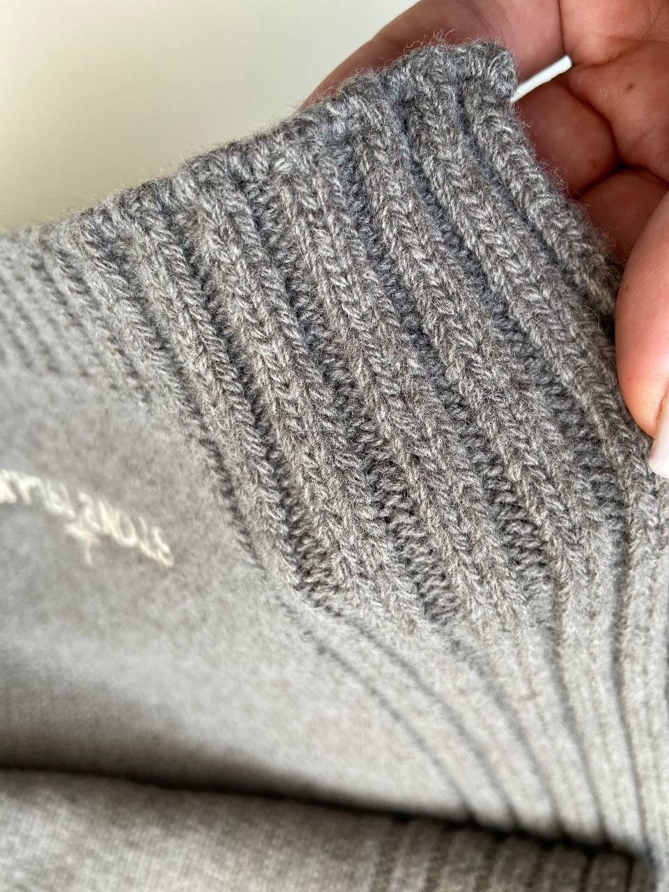 STONE ISLAND Vintage Wool Knitted Scarf