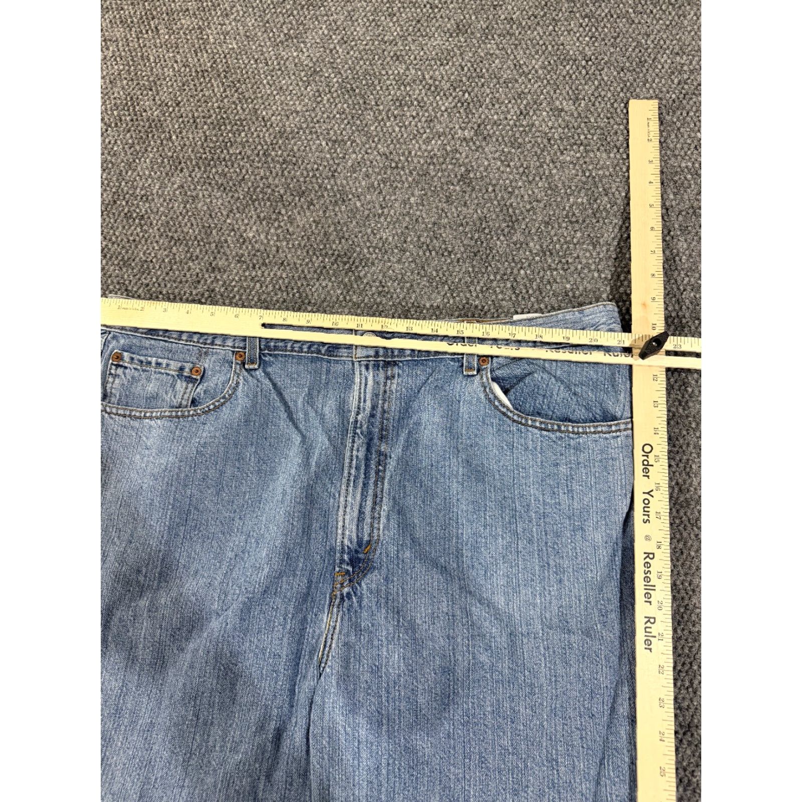 Levi's Levi's 505 Shorts Mens 44 Denim Blue Light Wash Classic Retro Camouflage 5-Pocket Design Regular Fit Summer Spring Fall Size US 44 / EU 60 - 3 Thumbnail
