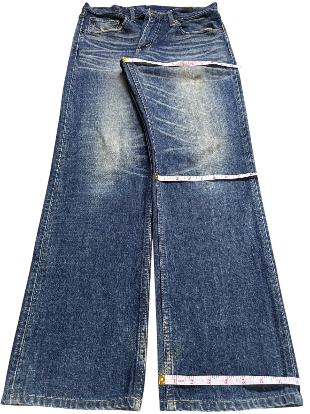 Levi's Vintage 90s Levis 502 Faded Mud Wash Loose Jeans Size US 32 / EU 48 - 14 Thumbnail