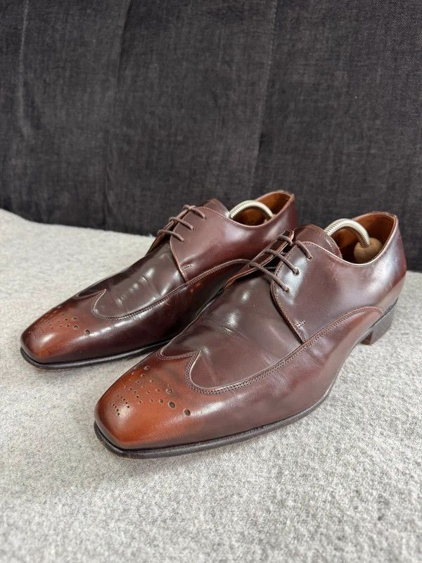 Barker Barker England Oxford Derby Leather Brown Lace Ups 9,5 44 Size US 11 / EU 44 - 6 Thumbnail