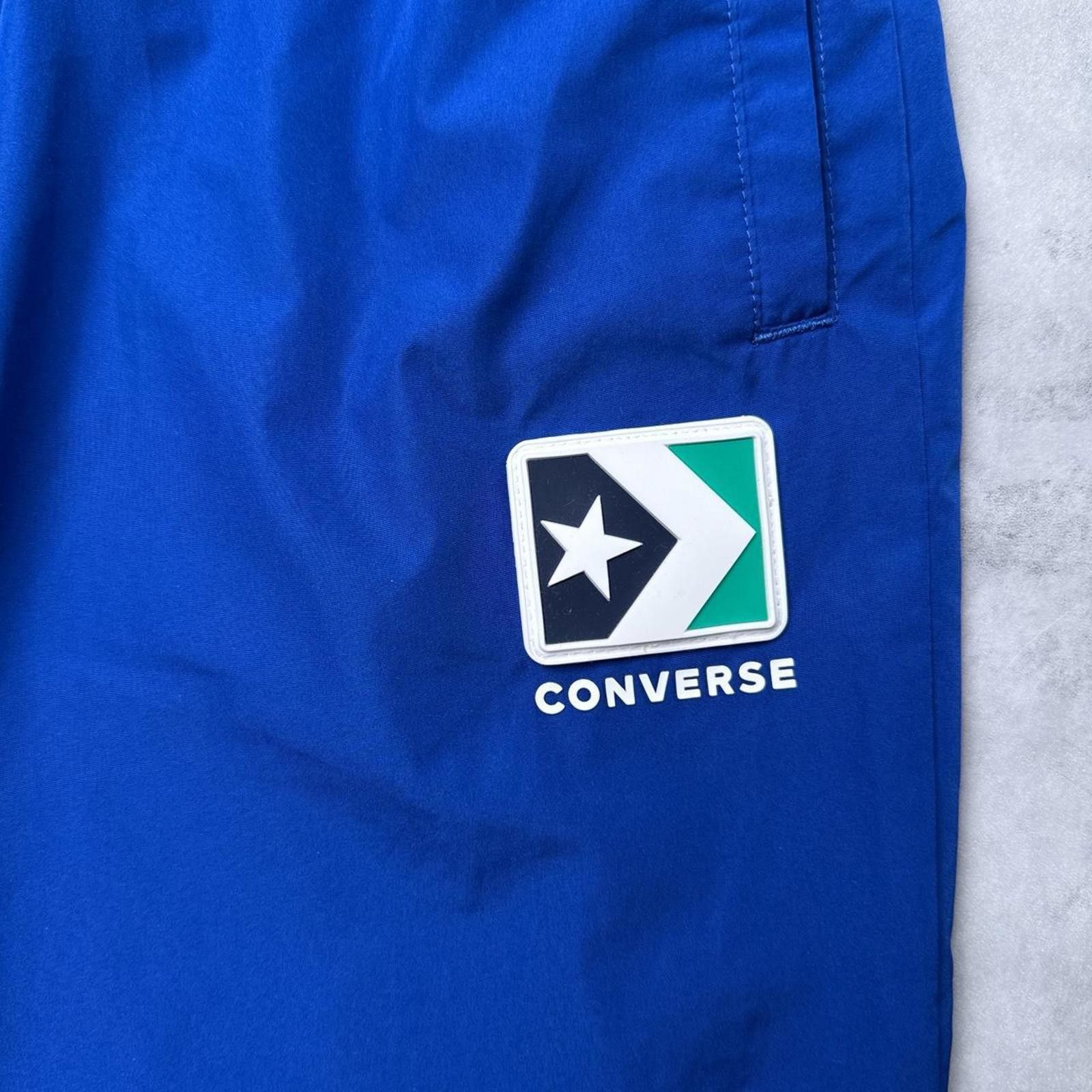 Converse Y2K Converse Track Pants Blue 00s Nylon Pants Size US 36 / EU 52 - 7 Thumbnail