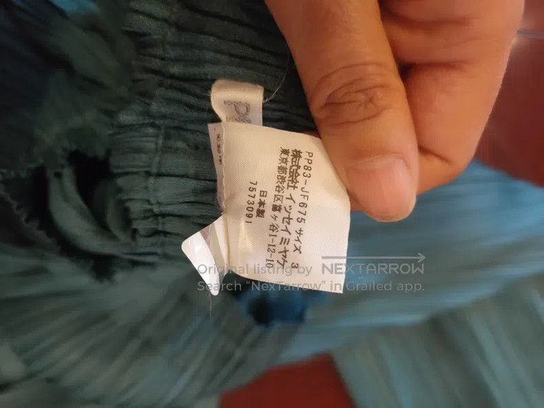 Issey Miyake Issey Miyake size:3 Color-block Wide-leg Trousers Size 24" / US 00 / IT 34 - 2 Thumbnail