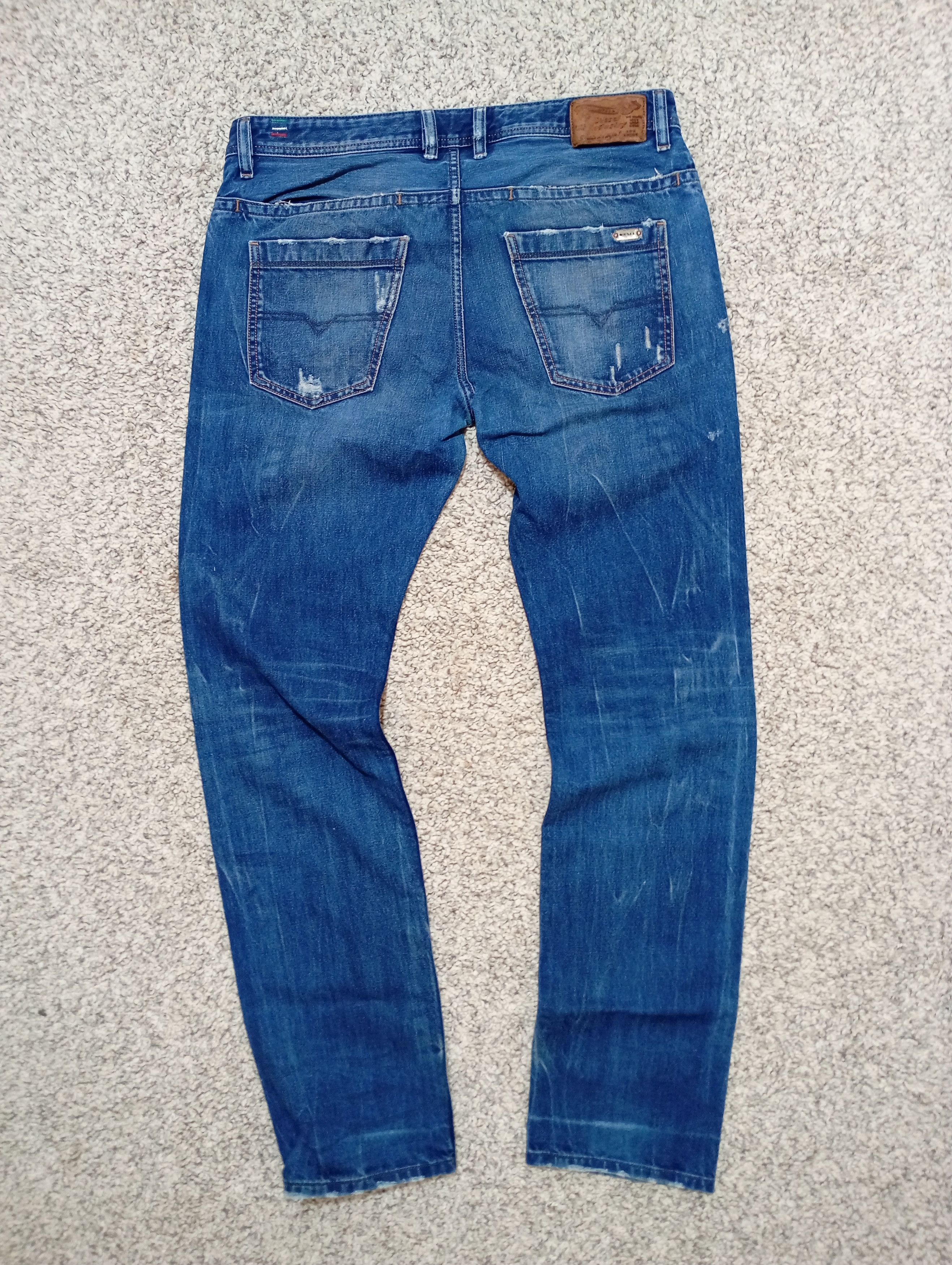 Diesel Diesel Bleu Eyecons 2011 Edition Distressed Vintage Pants Size US 32 / EU 48 - 8 Thumbnail
