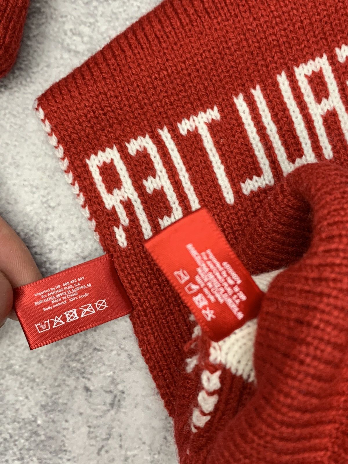 Jean Paul Gaultier Jean Paul Gaultier I Love JPG Striped Scarf and gloves Size ONE SIZE - 6 Thumbnail