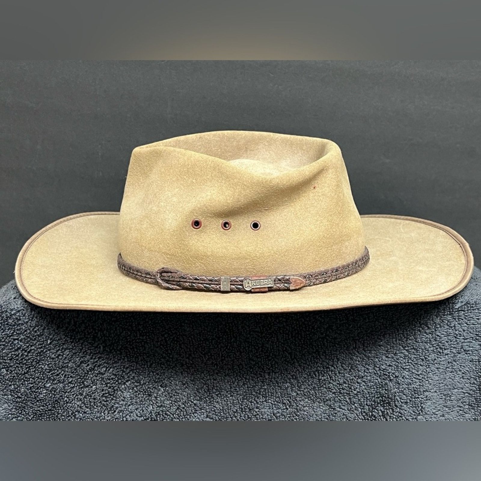 Other Akubra Hat 59-61 Stockman Imperial Fur Felt Cowboy Australia Size ONE SIZE - 2 Thumbnail