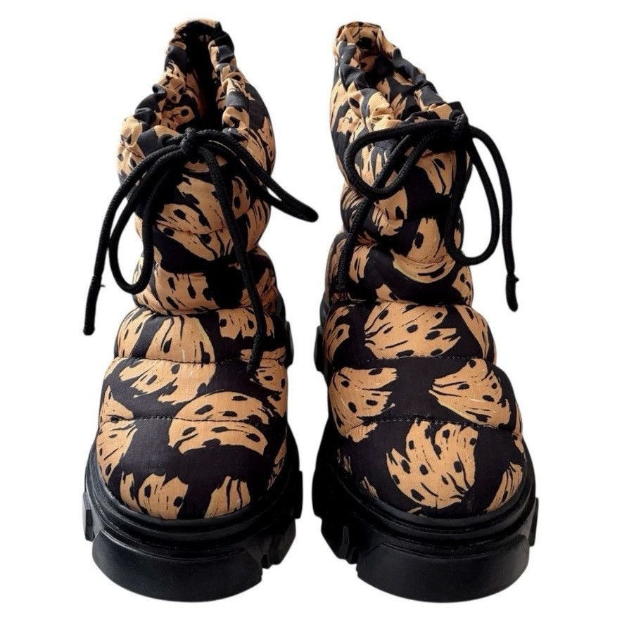 Farm Rio Women's Farm Rio Banana Puffer Winter Boots NEW Size US 8.5 / IT 38.5 - 4 Thumbnail