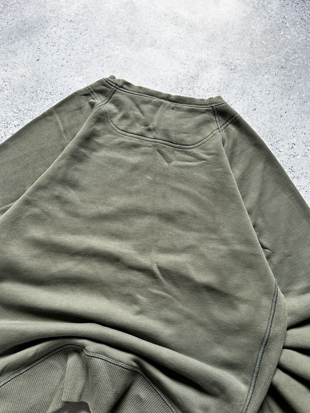 Diesel × Vintage Vintage Diesel Reversed Logo Sweatshirt Olive Spellout Faded Size US L / EU 52-54 / 3 - 8 Thumbnail