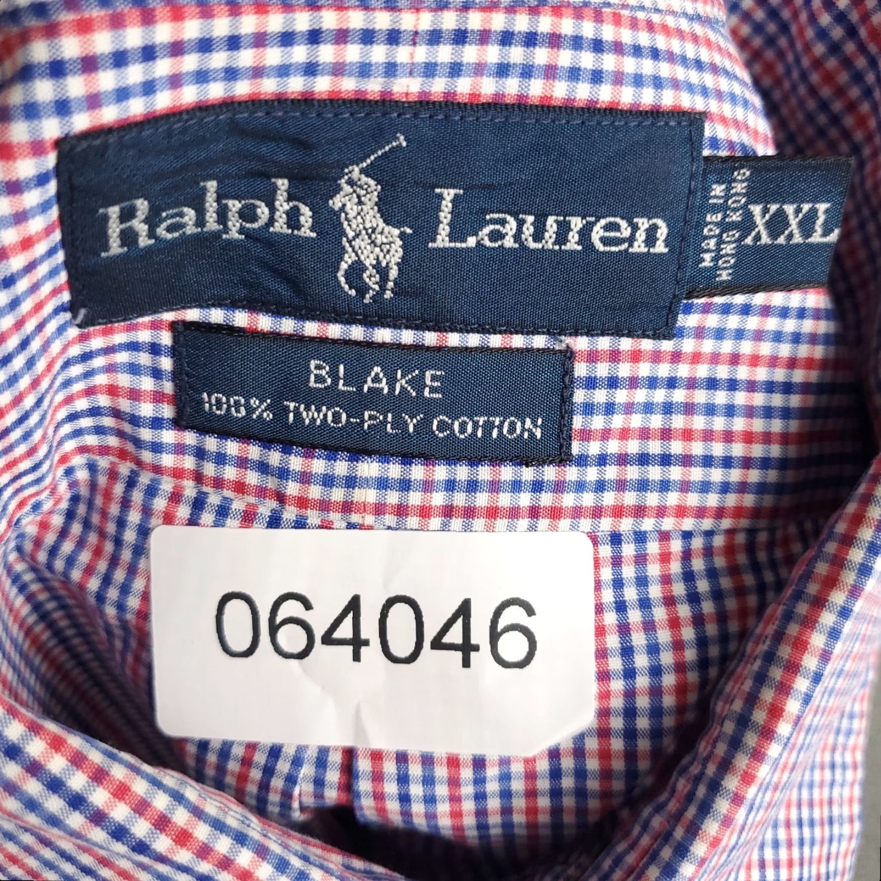 Ralph Lauren Ralph Lauren Shirt Mens 2XL Red Blue Check Button-Up Short Sleeve Collared Polo Pony Casual Classic Modern Preppy Mens Size US XXL / EU 58 / 5 - 7 Thumbnail