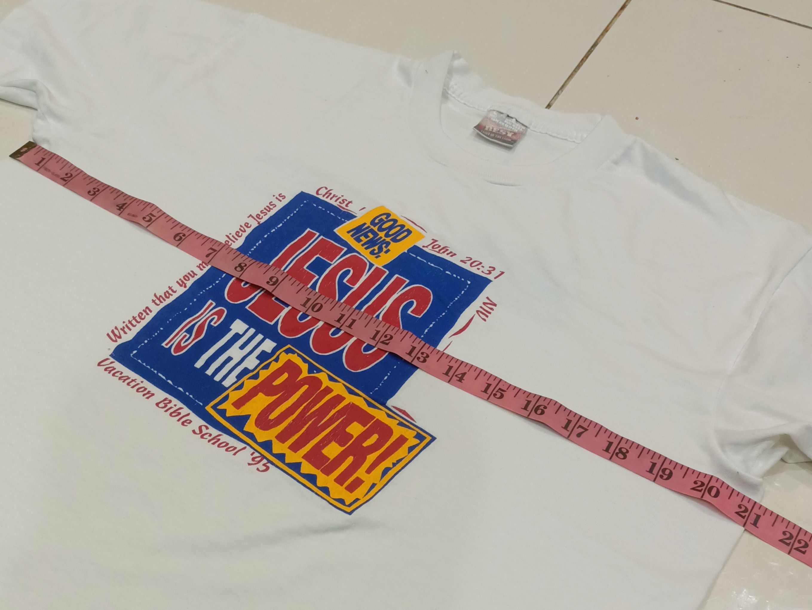 Vintage JESUS IS THE POWER x RELIGION x RARE x VINTAGE Size US M / EU 48-50 / 2 - 6 Thumbnail