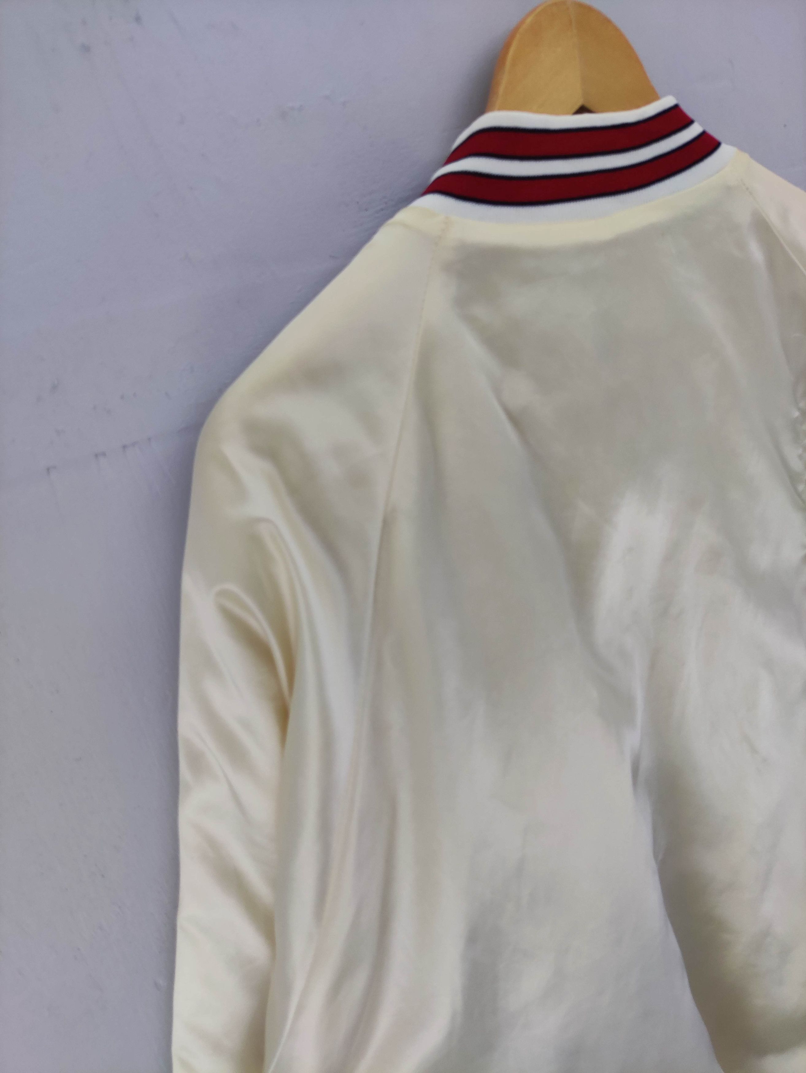 Dunbrooke Vintage Dunbrooke Varsity Satin Jacket Snap Button Size US XL / EU 56 / 4 - 5 Thumbnail