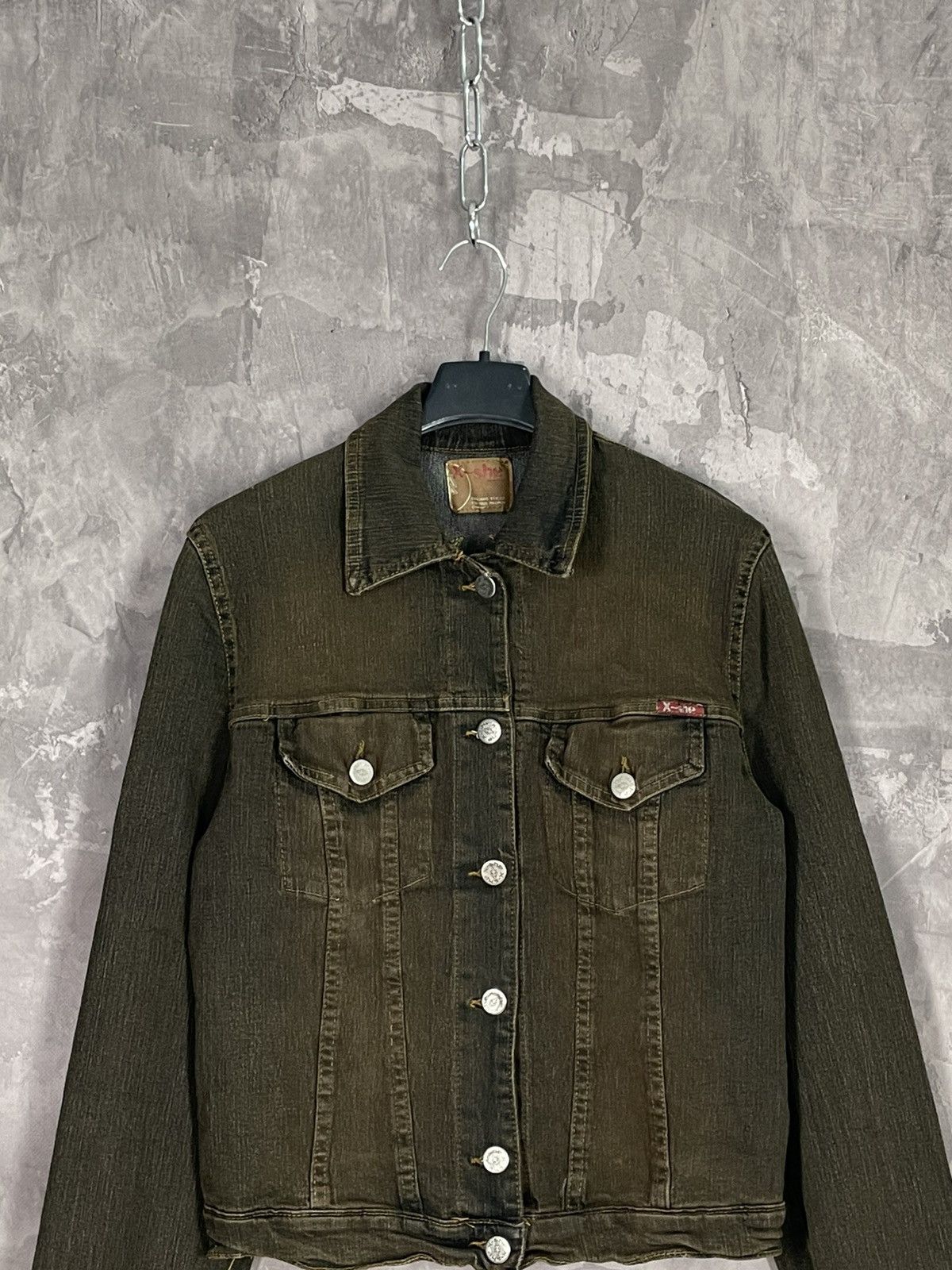 If Six Was Nine × Japanese Brand JAPANESE BRAND TRIBAL BROWN DISTRESSED Y2K DENIM JACKET Size M / US 6-8 / IT 42-44 - 9 Thumbnail
