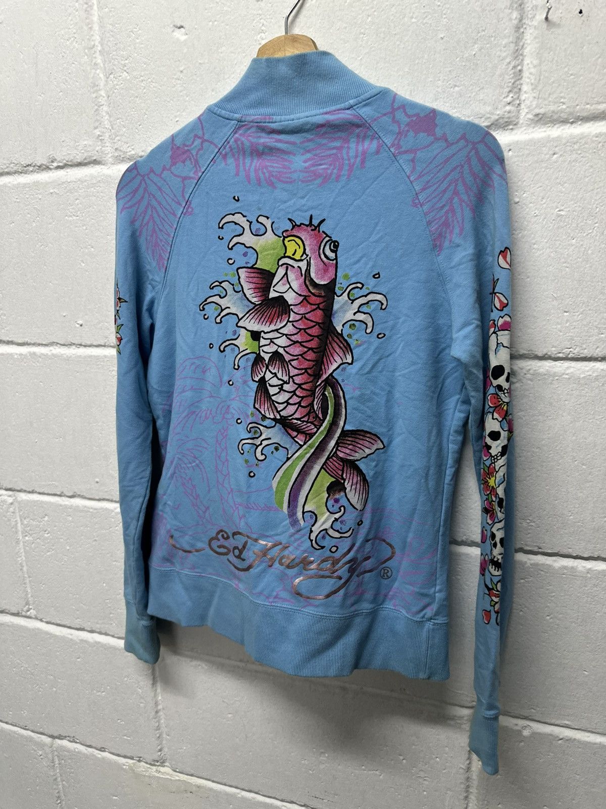 Christian Audigier Vintage Ed Hardy by Christian Audigier Tatoo Zipper Jacket Size US S / EU 44-46 / 1 - 13 Thumbnail