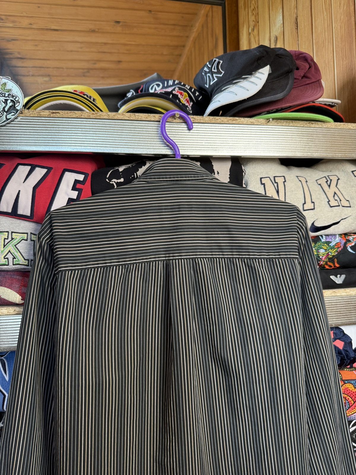 Burberry Vintage Burberry Striped Shirt Size US L / EU 52-54 / 3 - 10 Thumbnail