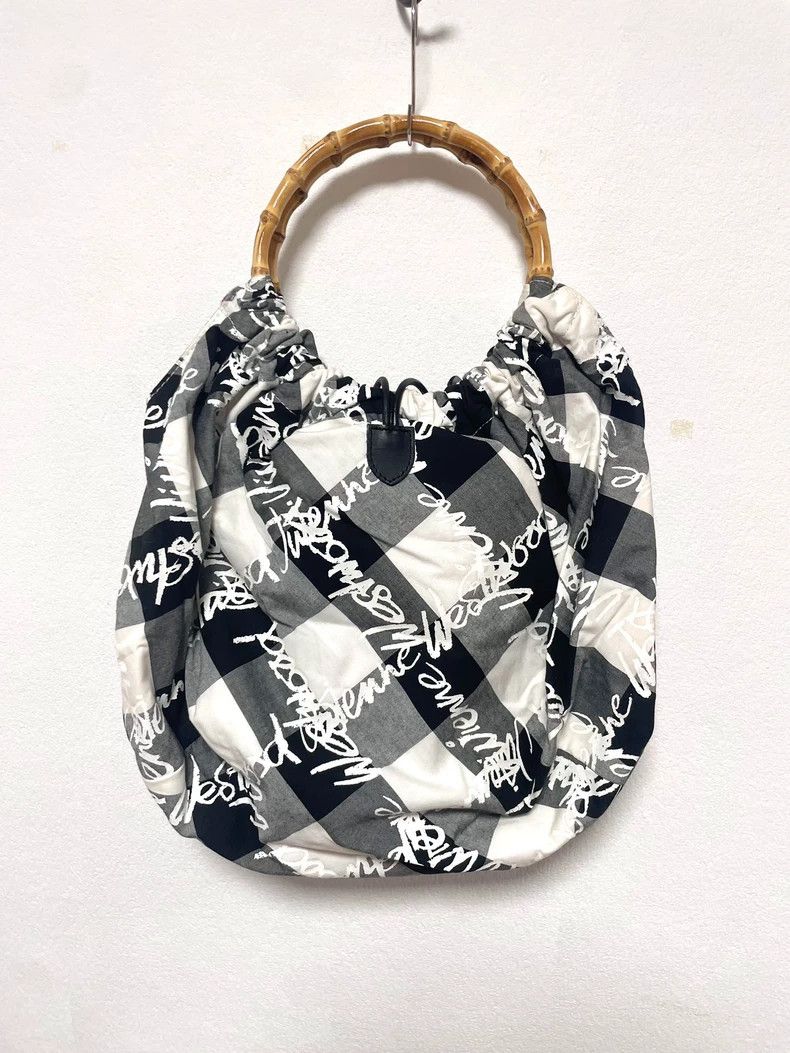 Vivienne Westwood Vivienne Westwood size os Japanese black and white checkere Size ONE SIZE - 3 Thumbnail