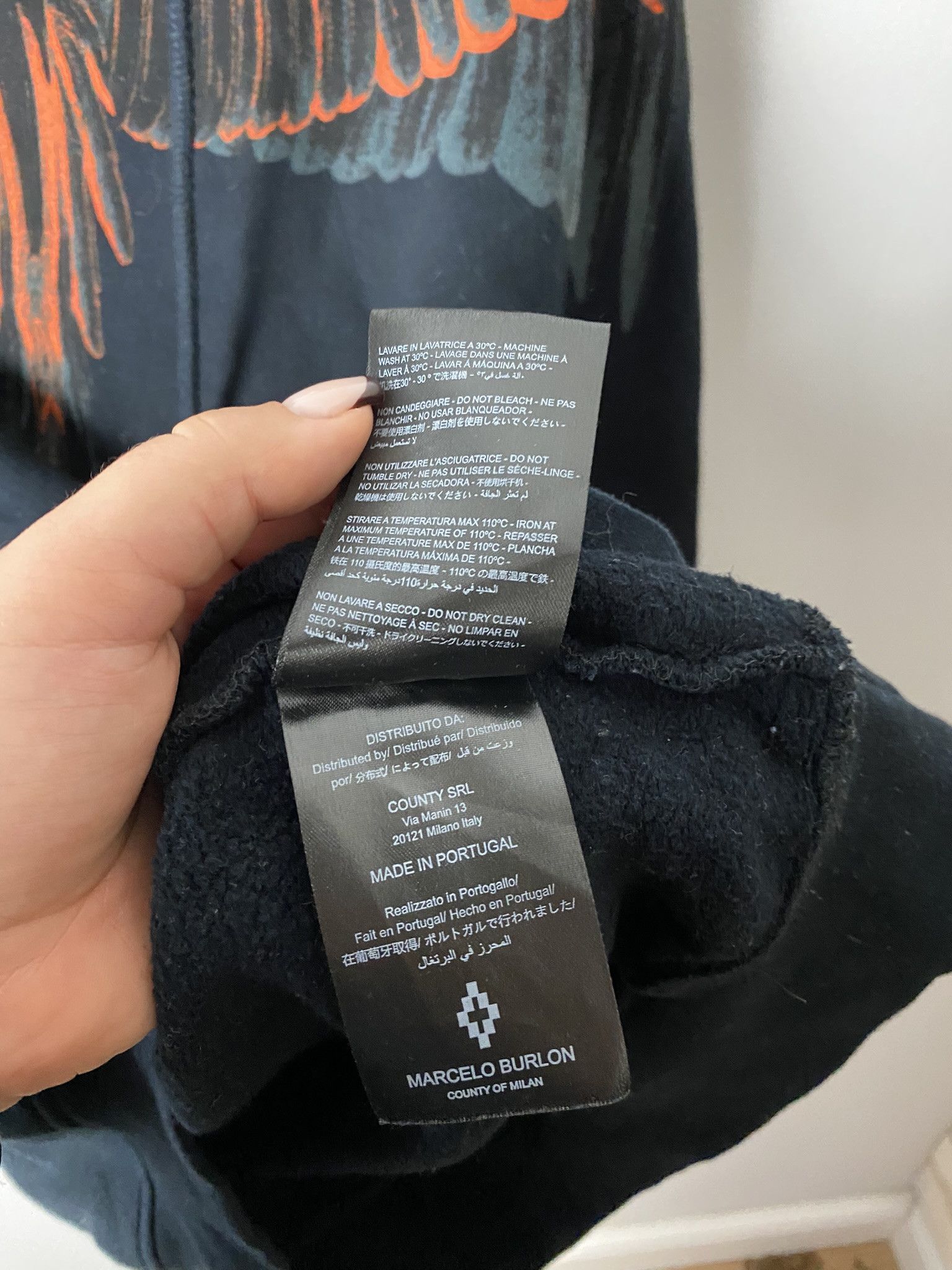 Marcelo Burlon Marcelo Burlon Iconic hoodie wings print Size US S / EU 44-46 / 1 - 5 Thumbnail