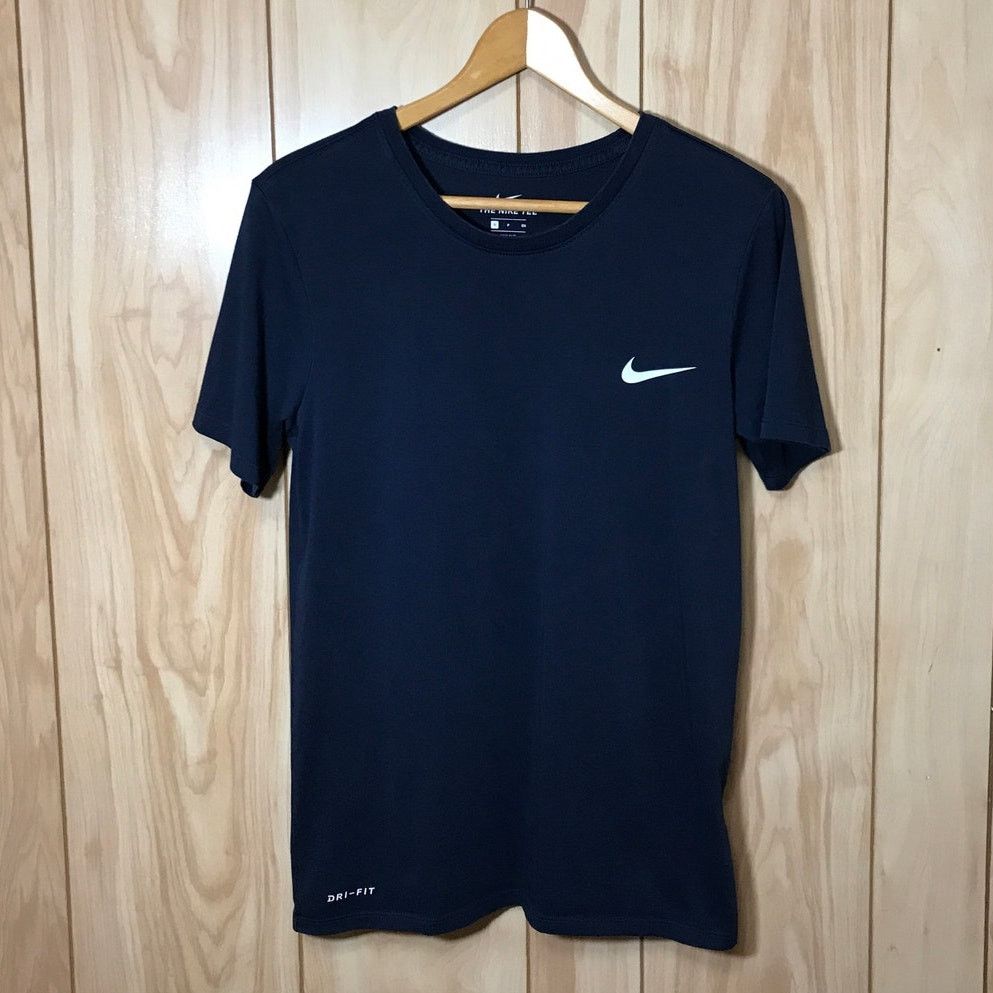 Nike The Nike Tee Athletic Dri-Fit Navy Short Sleeve T-shirt S Size US S / EU 44-46 / 1 - 1 Thumbnail