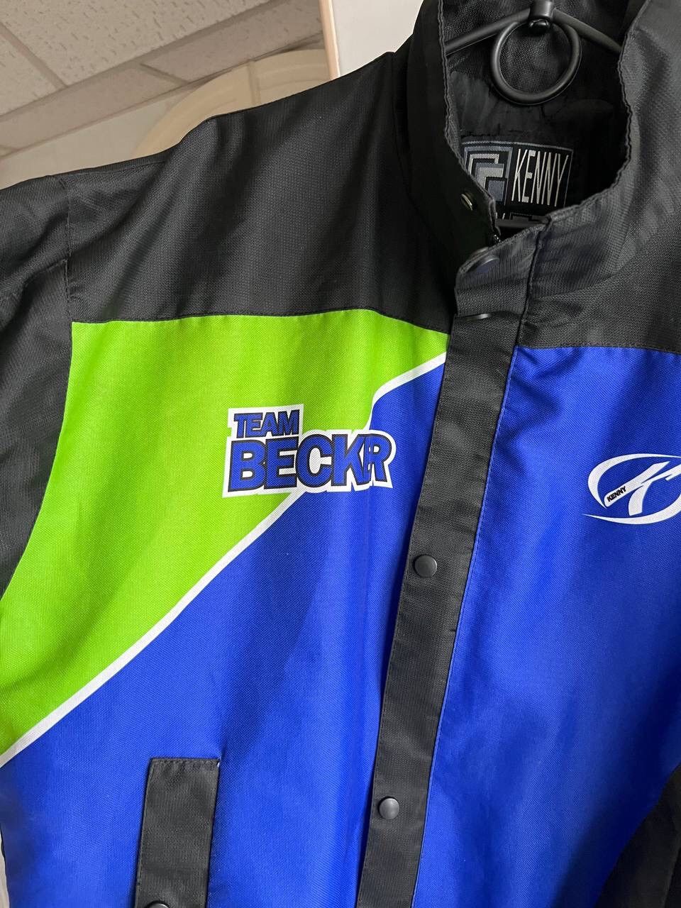 Vintage Vintage Y2K The Becker Racing Team Kawasaki jacket MOTO 00's Size US L / EU 52-54 / 3 - 6 Thumbnail