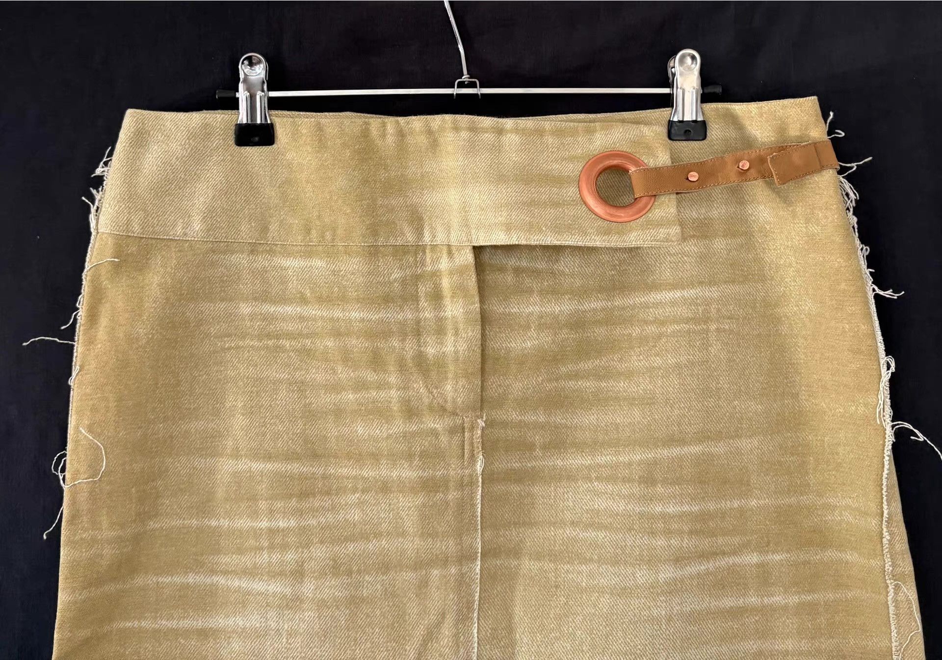Just Cavalli Just Cavalli Women's Wasteland-Style Denim Midi Skirt Ｑ21 Size 28" / US 6 / IT 42 - 7 Thumbnail