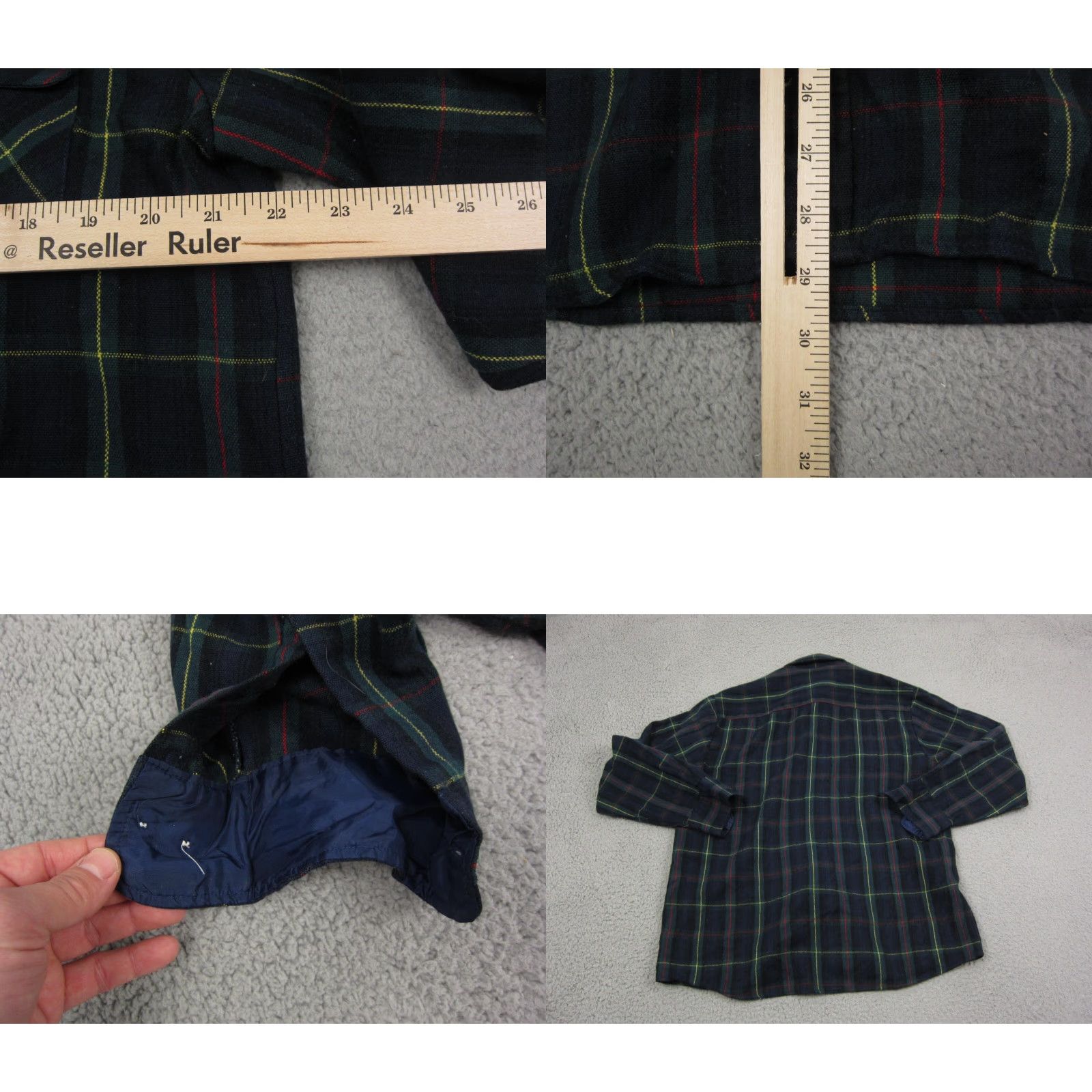 Vintage VINTAGE Astor Shirt Mens M Green Blue Plaid Flannel 80s Button-Up Casual Shirt Mens Size US M / EU 48-50 / 2 - 8 Thumbnail