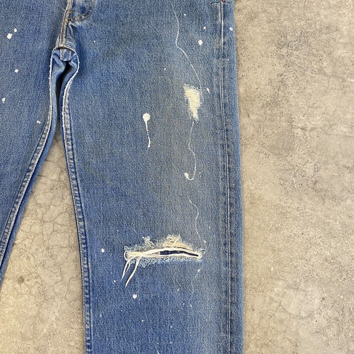 Levi's Vintage Late 80’s Levis 501 Distressed Painter Jeans Size US 33 - 10 Thumbnail