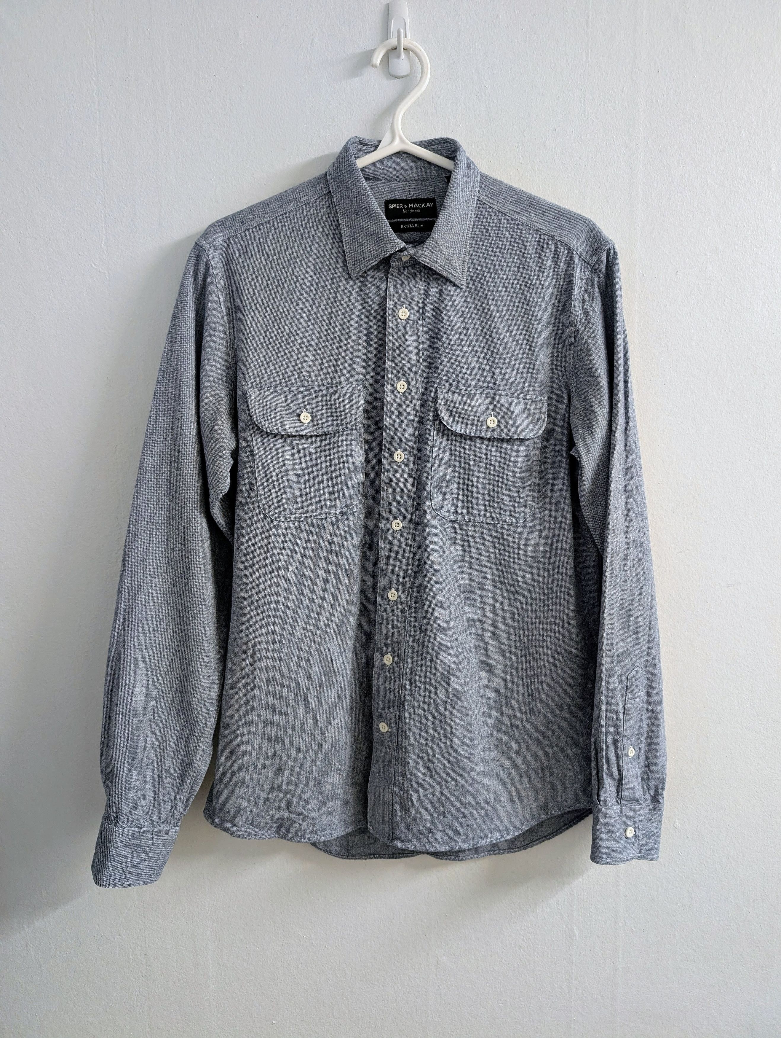 Spier & Mackay Chambray Sportshirt Size US M / EU 48-50 / 2 - 1 Thumbnail