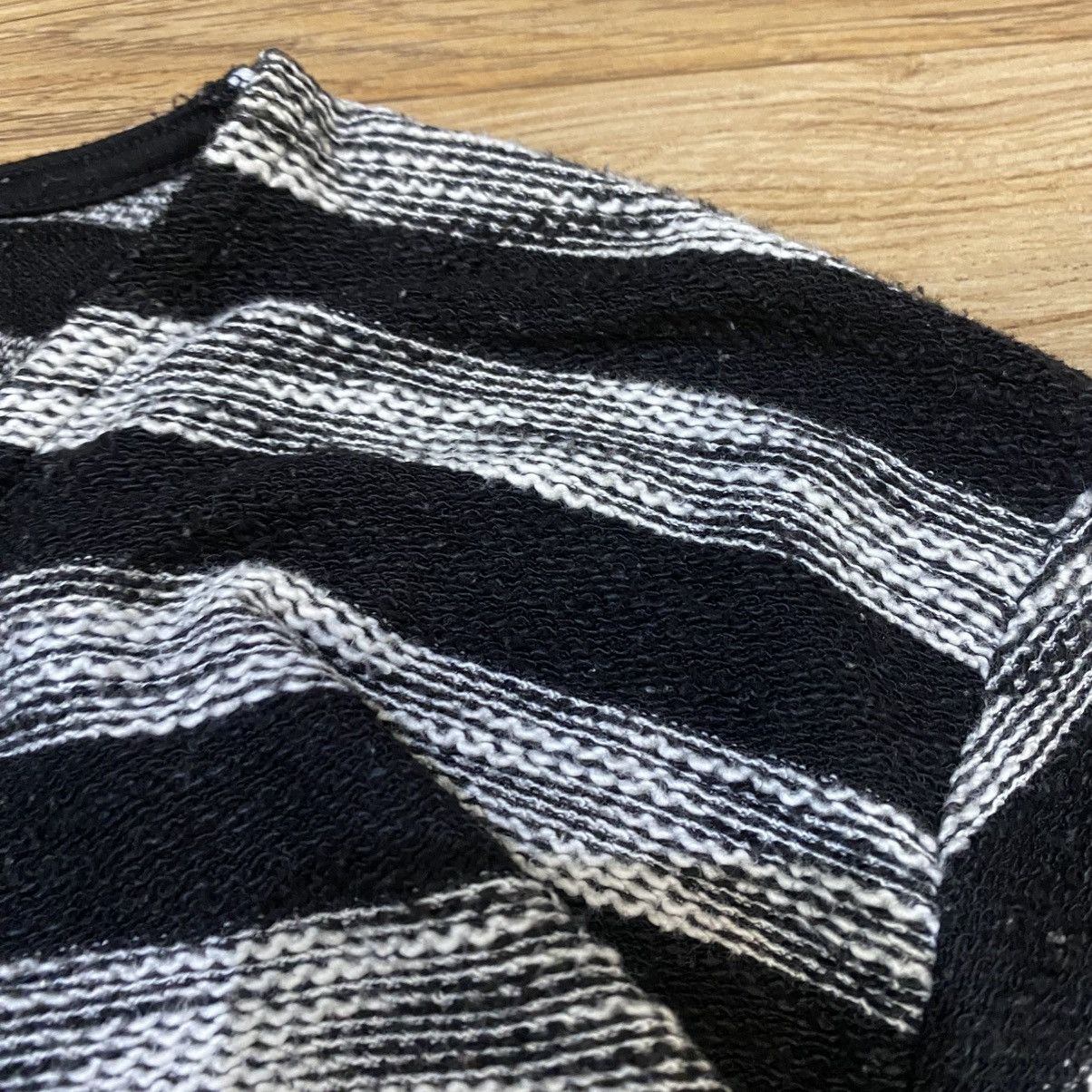 Japanese Brand 2000s In The Attic Homme Crut Cobain Style Stripe Knit LS Size US L / EU 52-54 / 3 - 7 Thumbnail