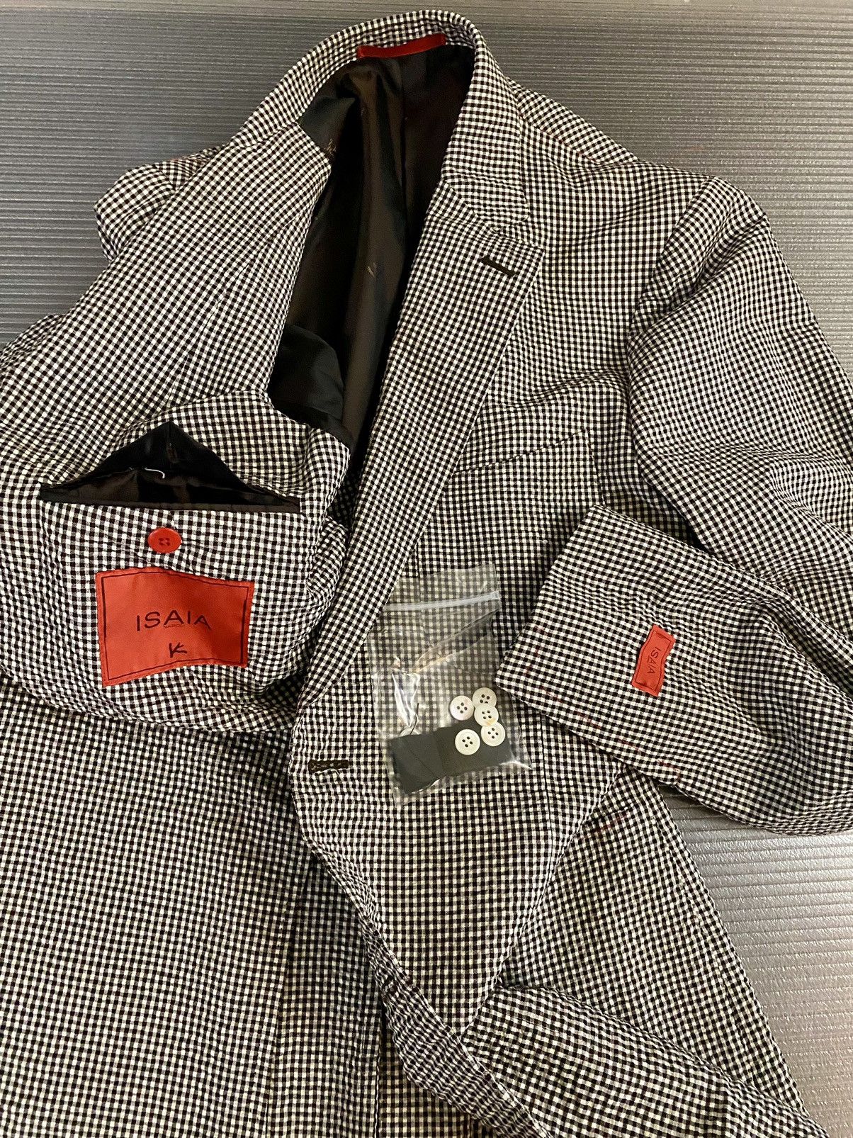Isaia Isaia 🇮🇹 silk-wool 2 Btn 007 Capri leisure jacket 40 R NWT Size 40R - 9 Thumbnail