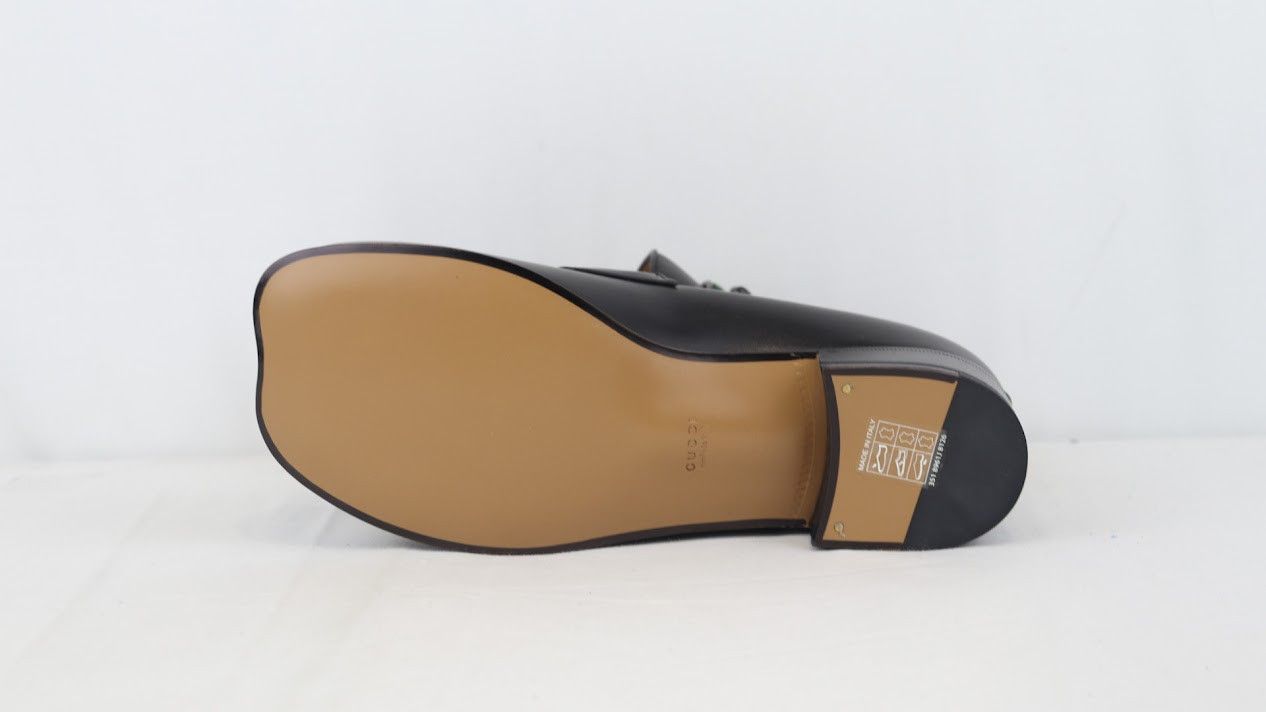 Gucci o1rshd1 Jakarta/NS Gucci Moccasin Leather in Black Size US 7 / IT 37 - 7 Thumbnail