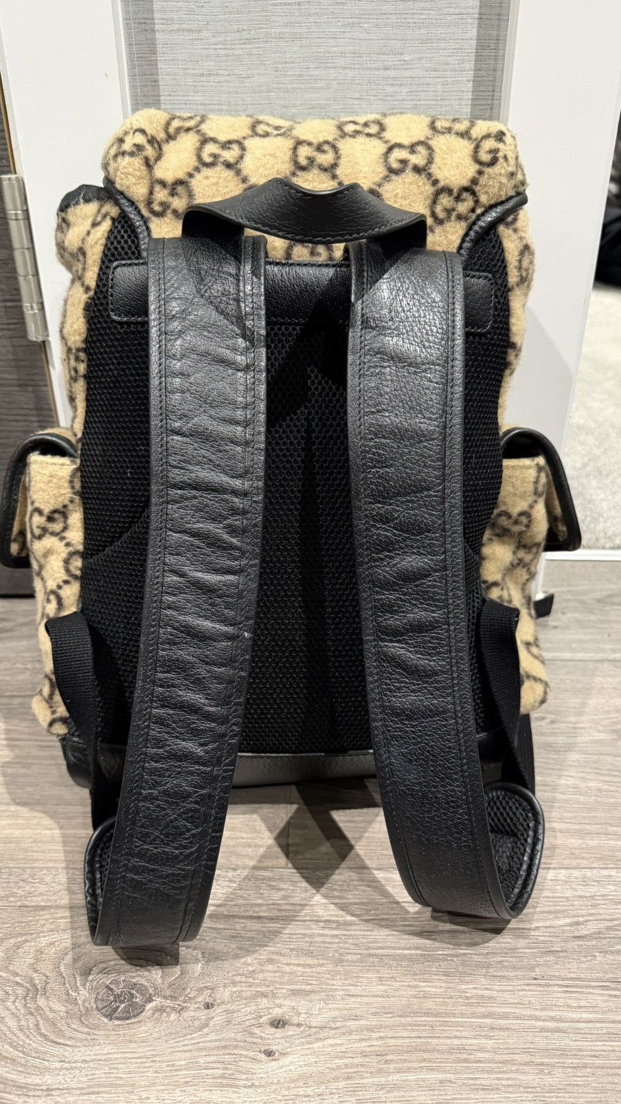 Gucci Gucci Jacquard Wool Backpack Size ONE SIZE - 4 Thumbnail