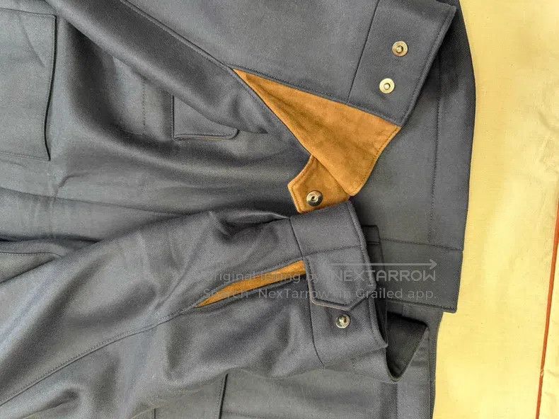 Loro Piana Loro Piana Men's Traveler Jacket, Navy Blue, 100% Wool Lin Size US L / EU 52-54 / 3 - 6 Thumbnail