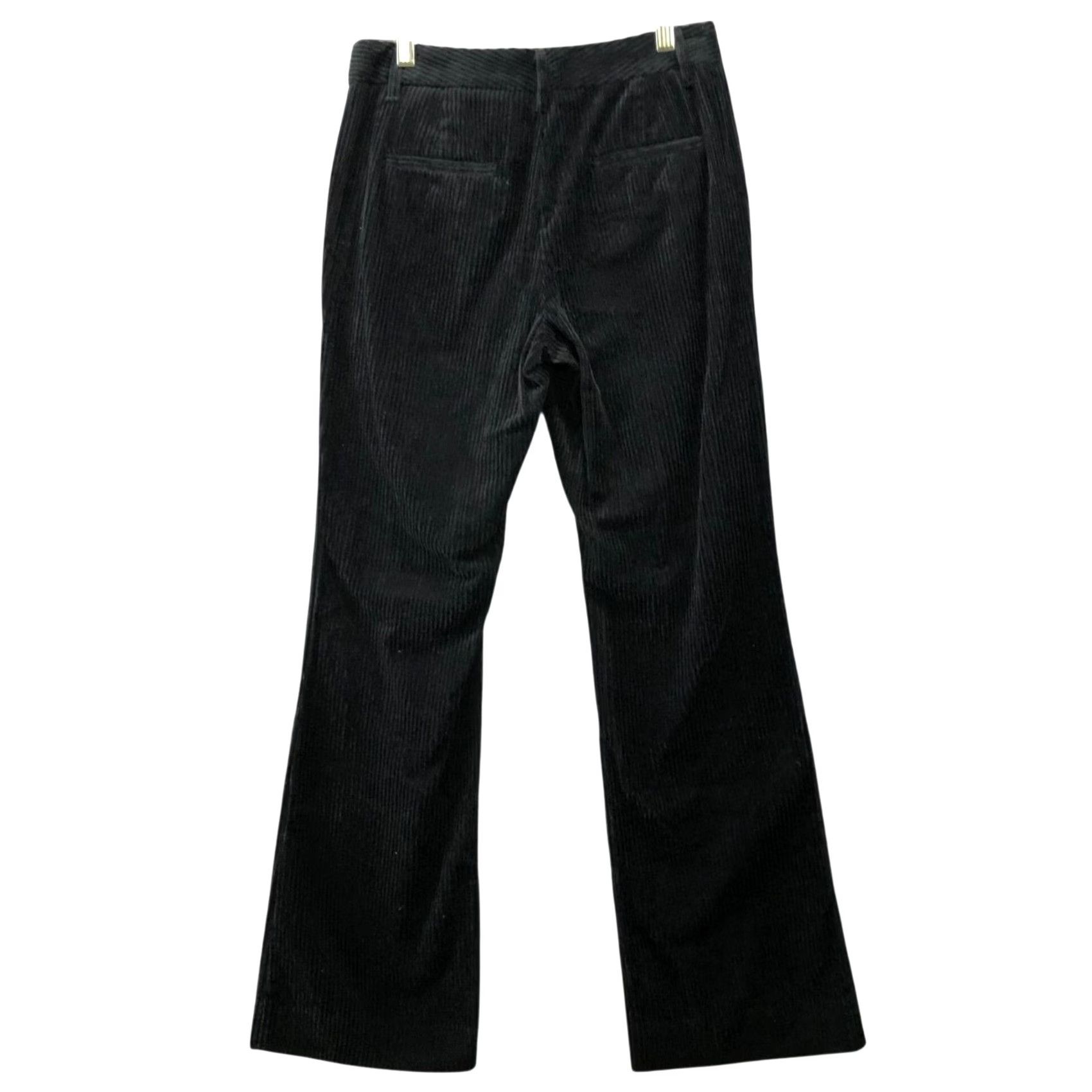 Banana Republic VINTAGE Banana Republic High Rise Boot Cut Corduroy Pants Womens 0 Black Cotton Size 25" / US 0 / IT 36 - 2 Thumbnail