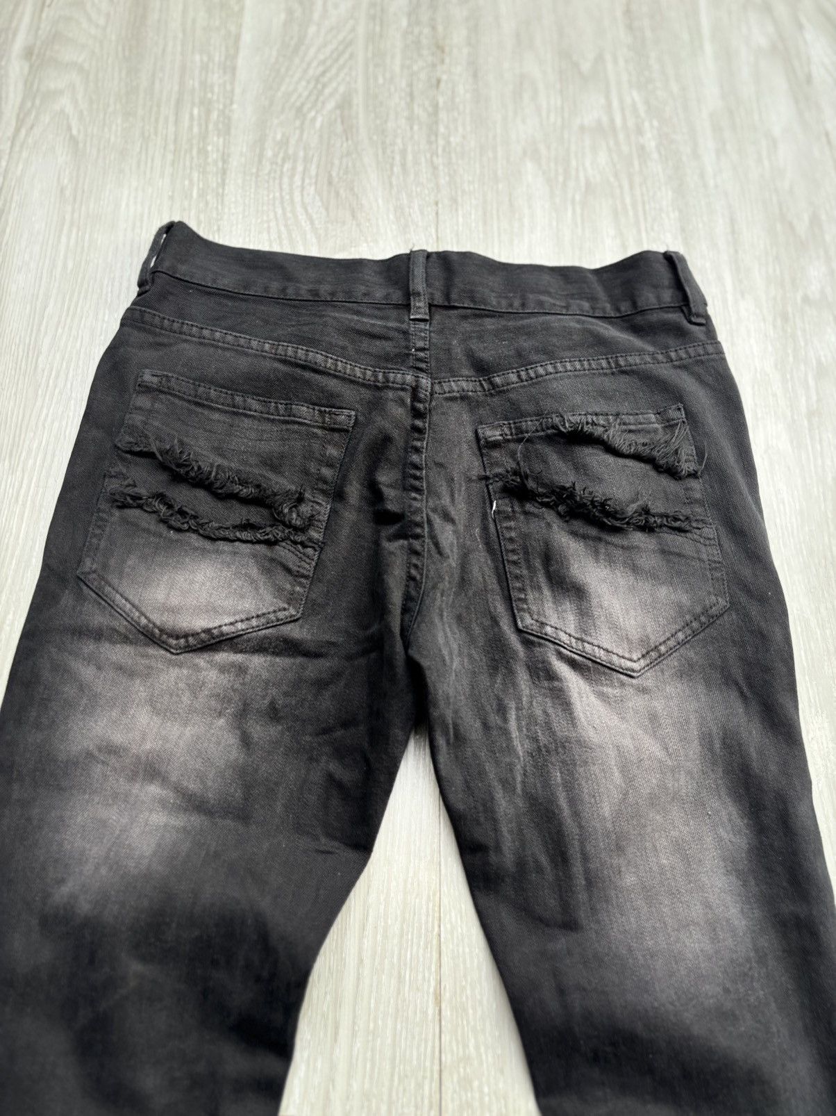 Japanese Brand GLADNEWS distressed flare jeans Size US 28 / EU 44 - 7 Thumbnail