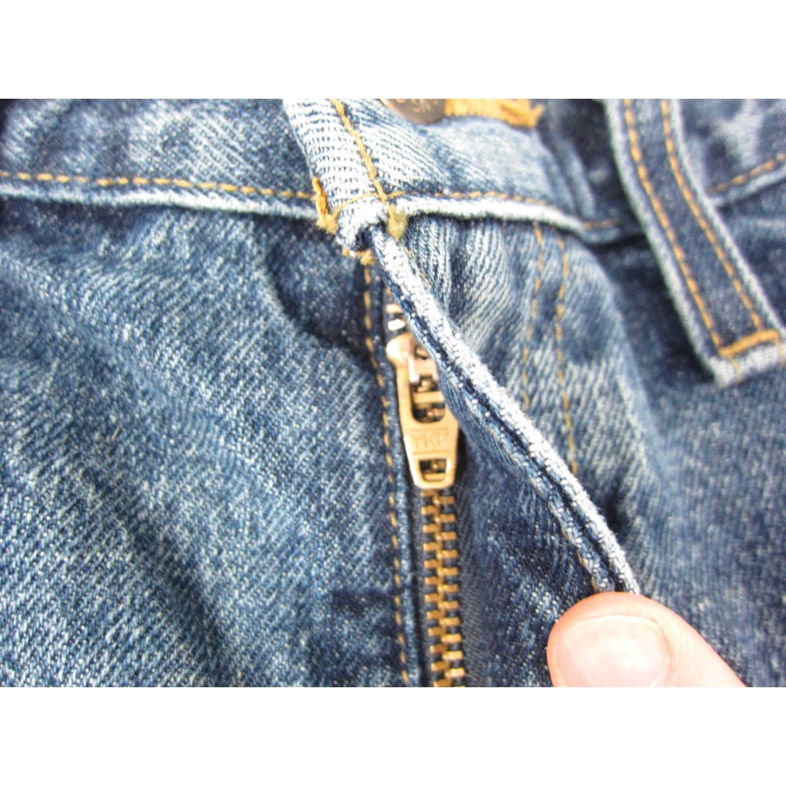 Faded Glory VINTAGE Faded Glory Jeans Mens 38 x 30 Blue Denim 5-Pocket Relaxed Fit 90s Retro Wide-Leg Jeans Mens Size US 38 / EU 54 - 5 Thumbnail