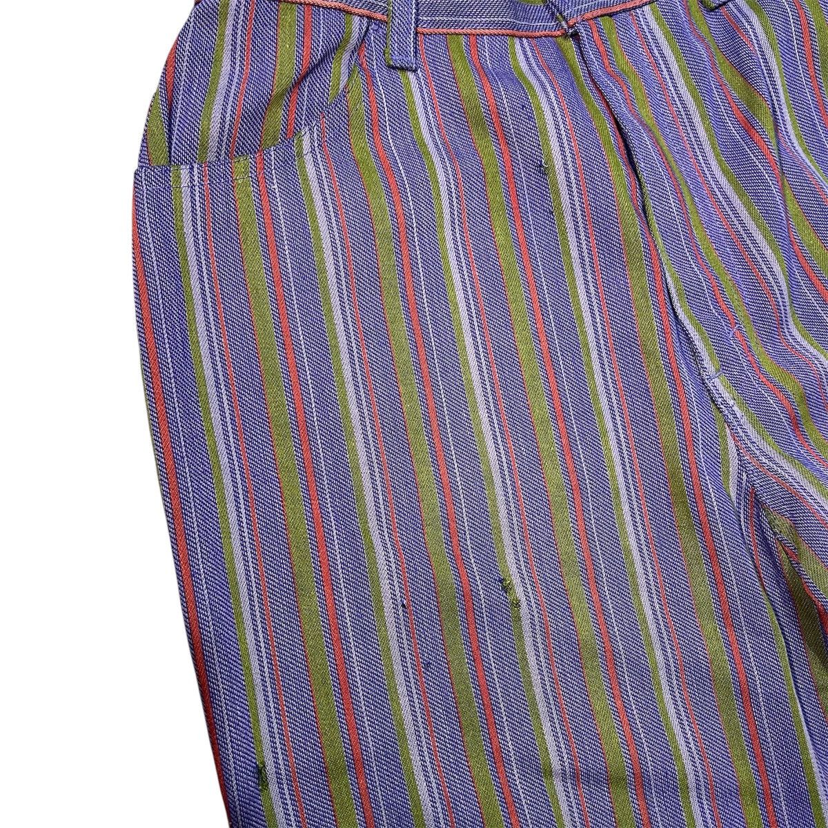 Levi's × Levi's Vintage Clothing × Vintage VINTAGE LEVIS FOR GALS STA PREST PURPLE STRIPE Size 25" / US 0 / IT 36 - 4 Thumbnail