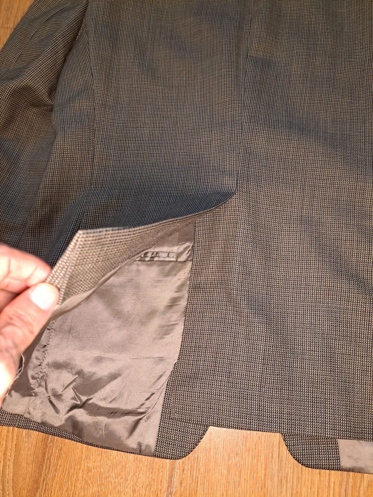 Polo Ralph Lauren Chaps Ralph Lauren Sport Coat Mens 42S Beige Houndstooth Size 42S - 6 Thumbnail
