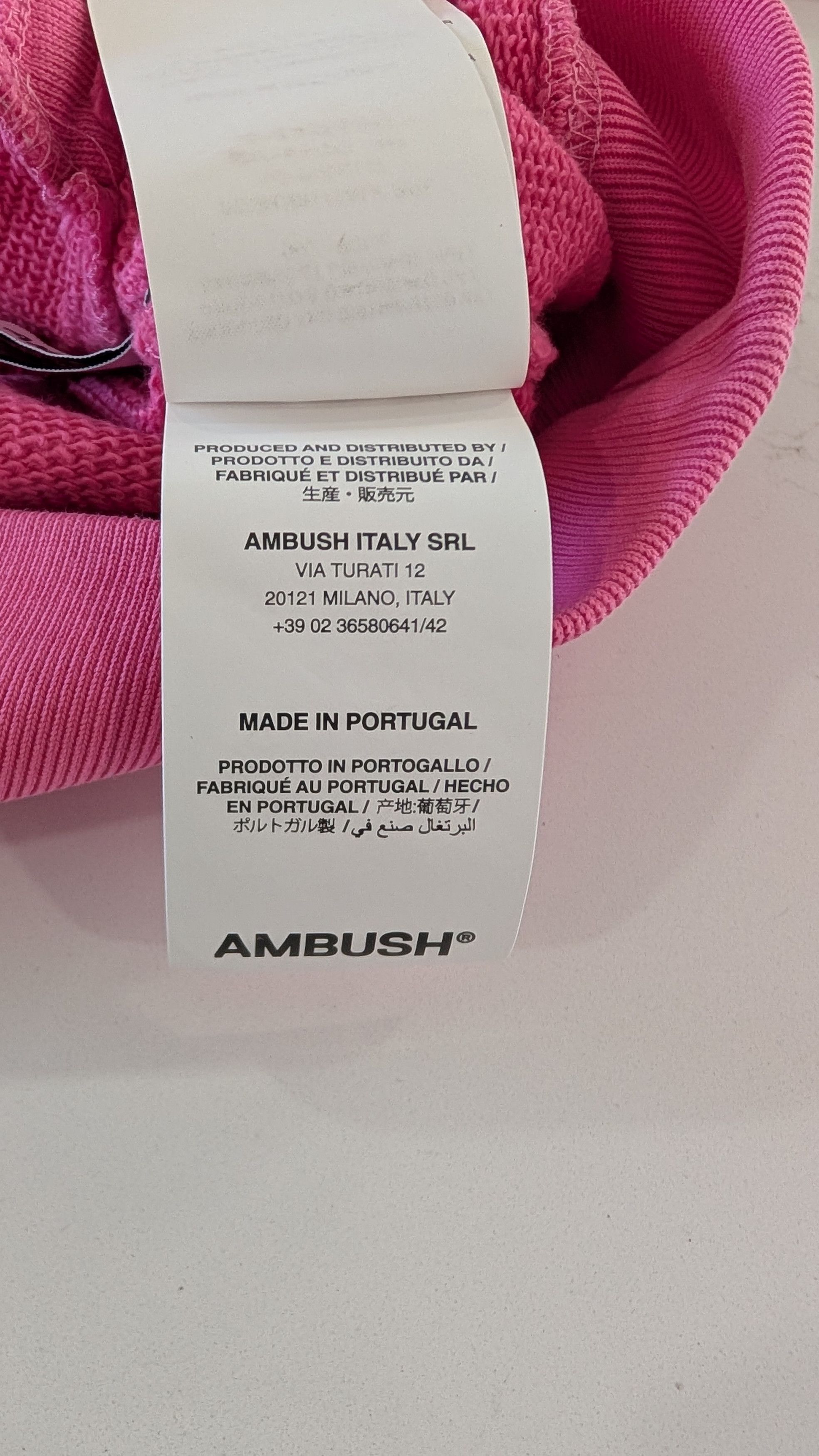 Ambush Design AMBUSH Multi-Cord Hoodie Hot Pink Size XS Size US XS / EU 42 / 0 - 11 Thumbnail