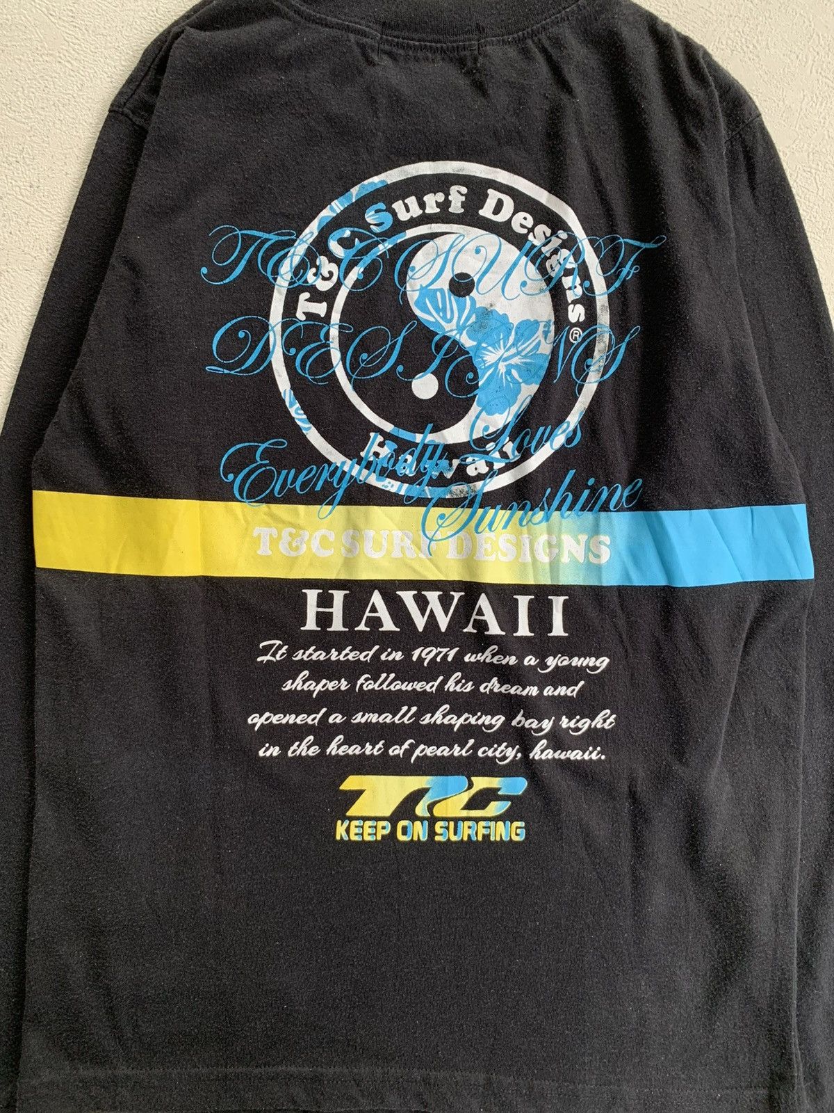 Japanese Brand T&C Surf Designs Hawaii Long Sleeve Tee Y2K Graphic Size US S / EU 44-46 / 1 - 12 Thumbnail