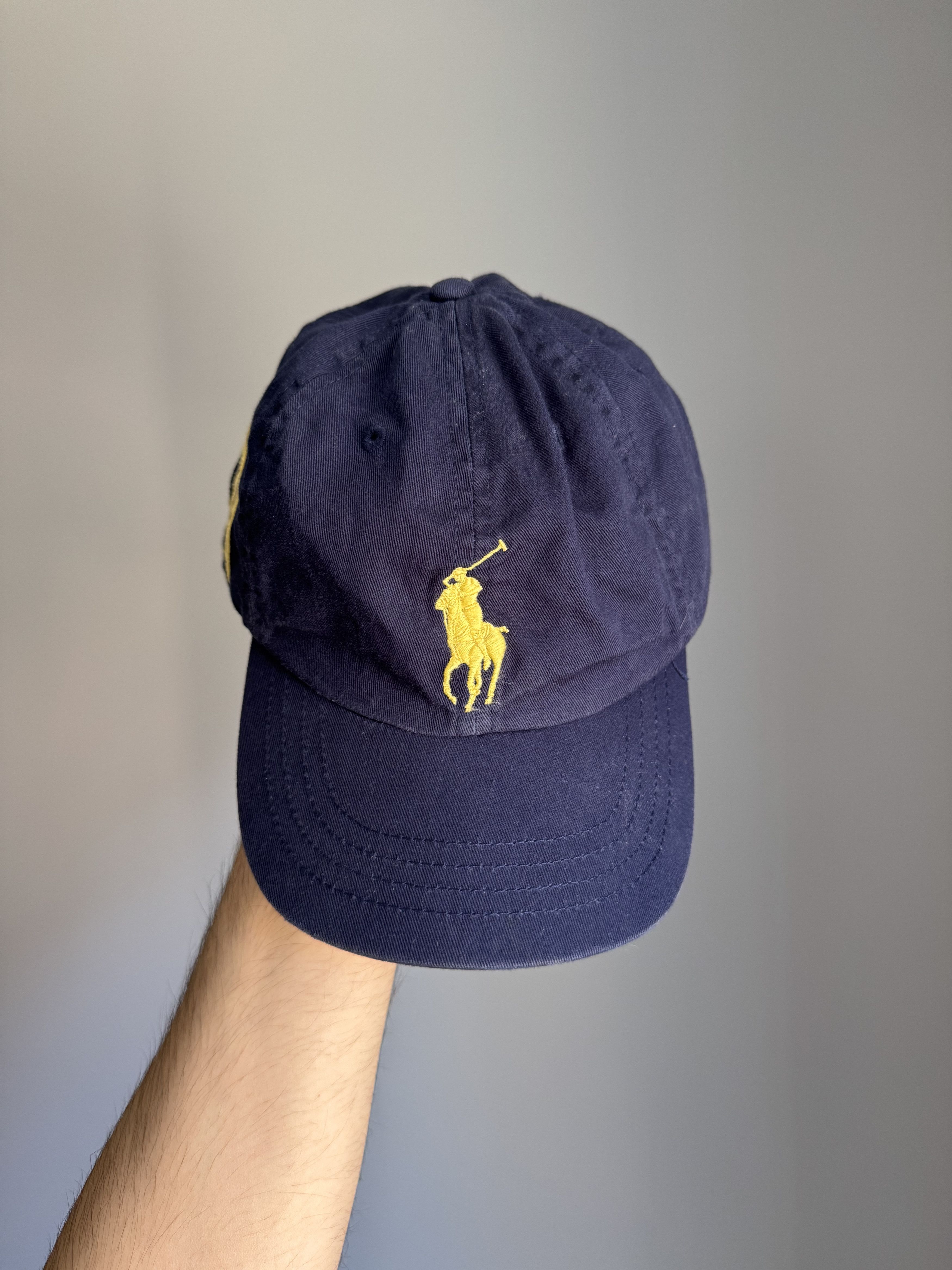 Polo Ralph Lauren × Ralph Lauren × Vintage Vintage Polo Ralph Lauren 3 Big logo Cap Hat Y2K Size ONE SIZE - 2 Thumbnail