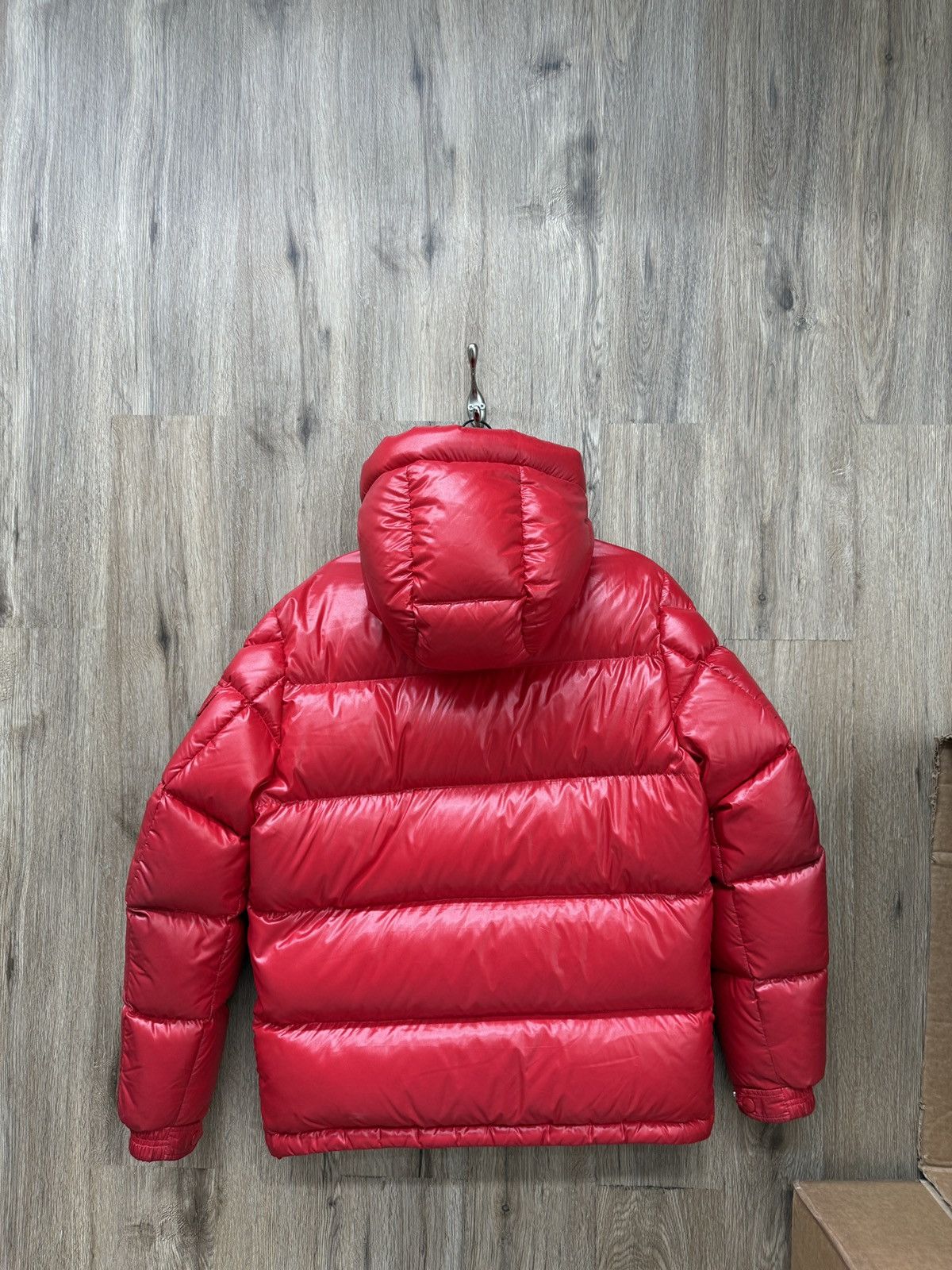 Moncler Moncler Red Maya Puffer Jacket Size US S / EU 44-46 / 1 - 14 Thumbnail