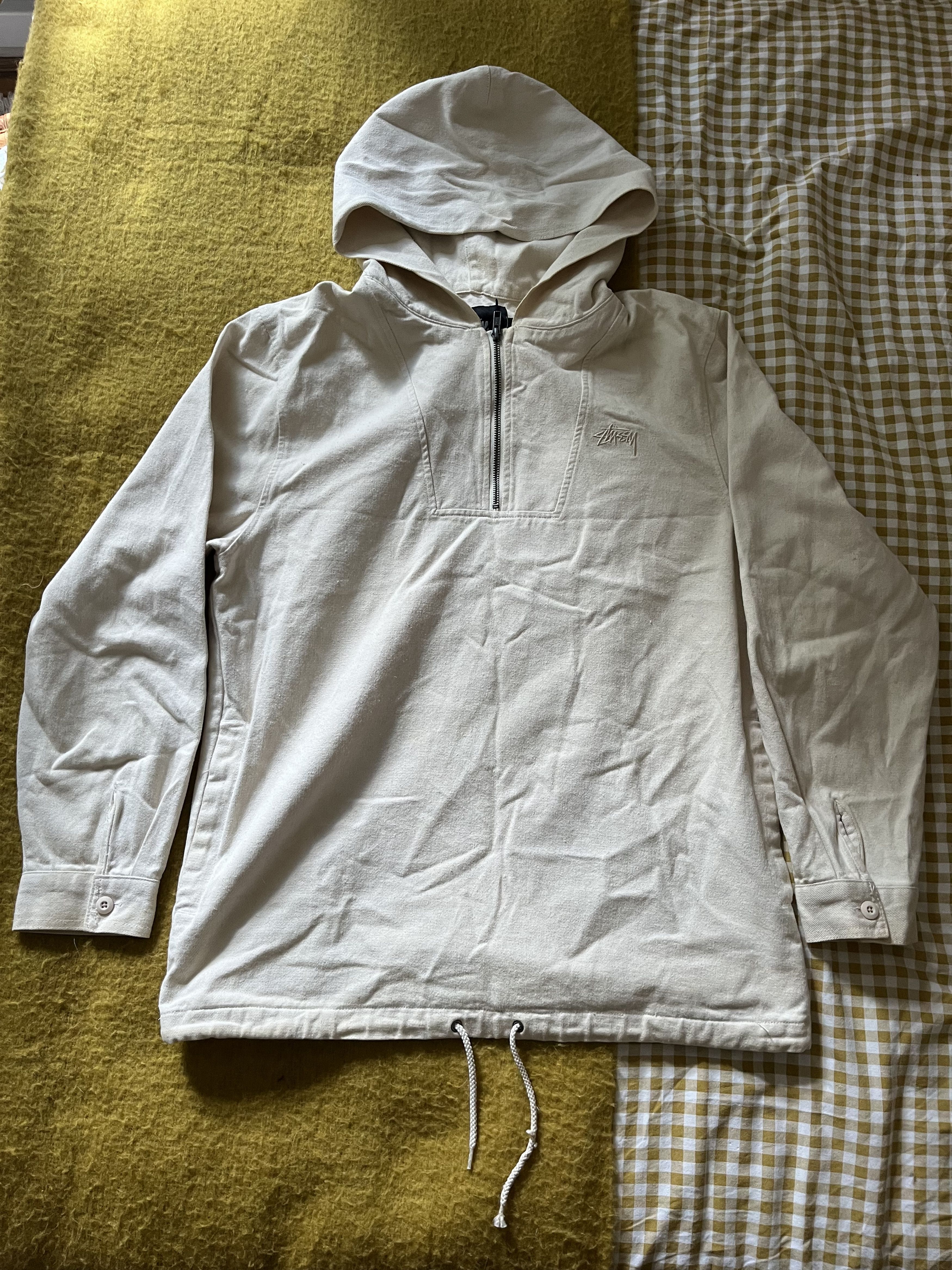 Stussy Stüssy Denim Popover Jacket (Natural) Size US M / EU 48-50 / 2 - 1 Thumbnail